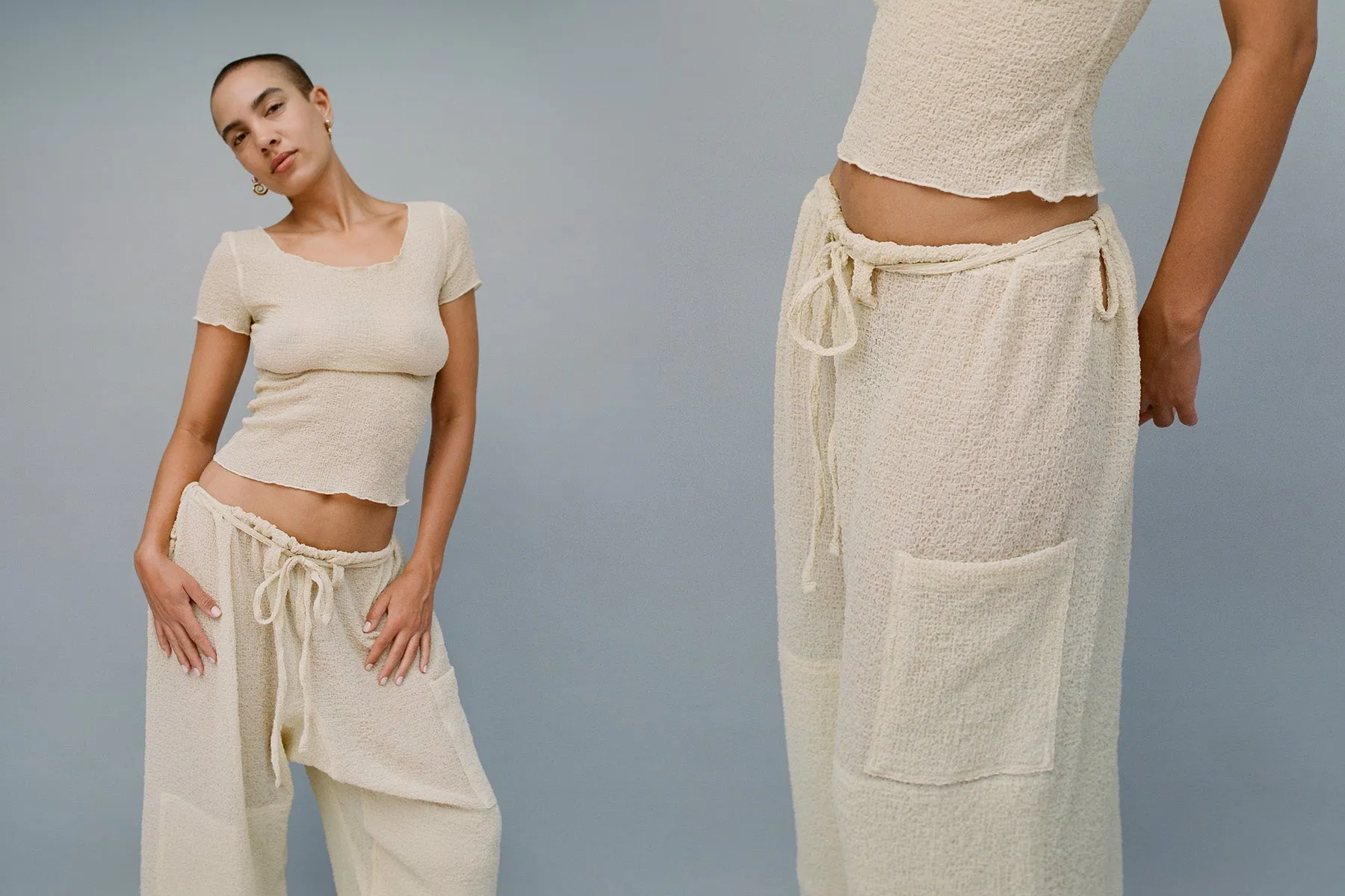 Crinkle Lou Pant - Dune sold by Gil Rodriguez product image thumbnail 2