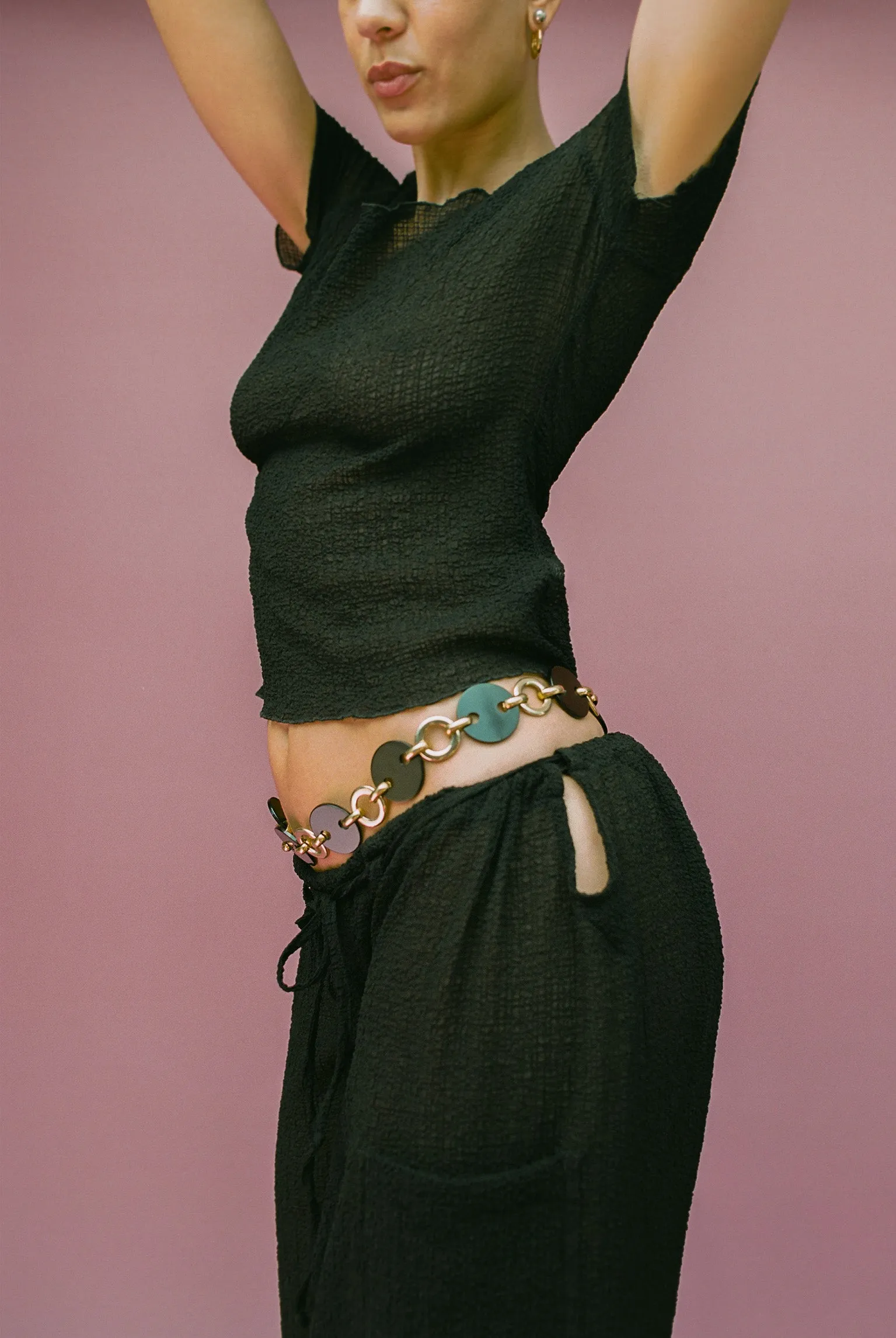 Crinkle Lou Pant - Black sold by Gil Rodriguez product image thumbnail 5