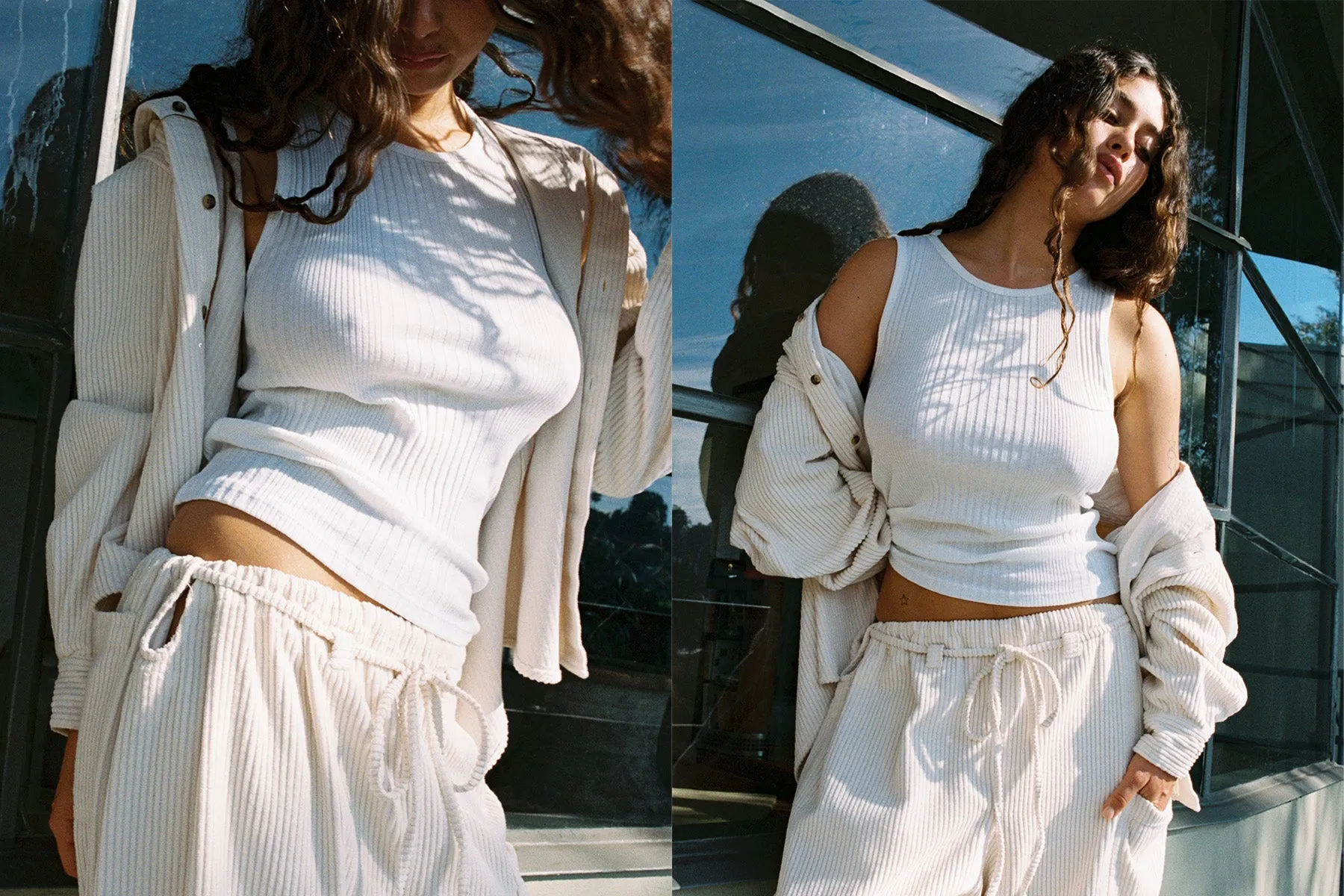 Variated Rib Unisex Tank - White sold by Gil Rodriguez