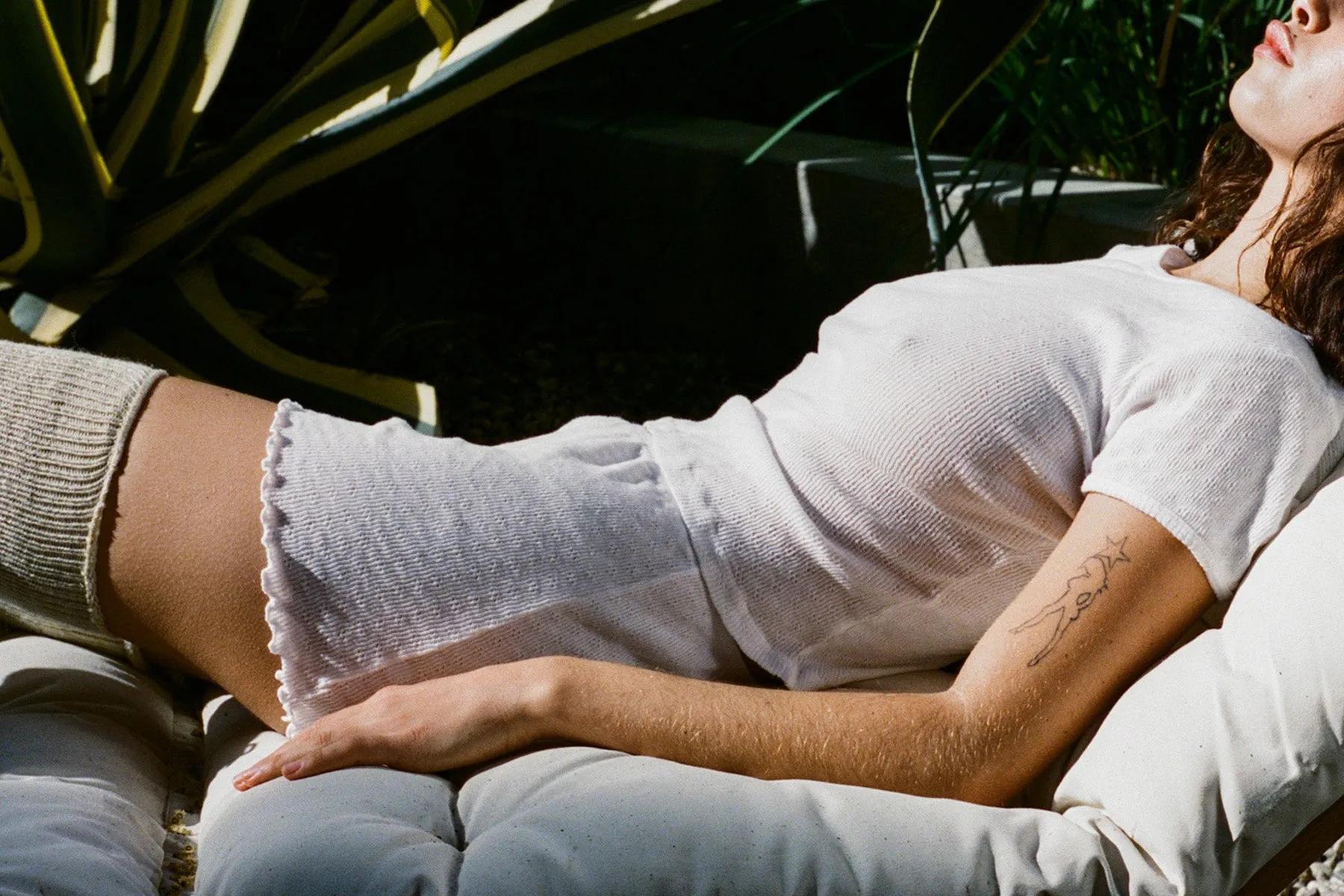 Pointelle Perla Tee - White sold by Gil Rodriguez product image thumbnail 2