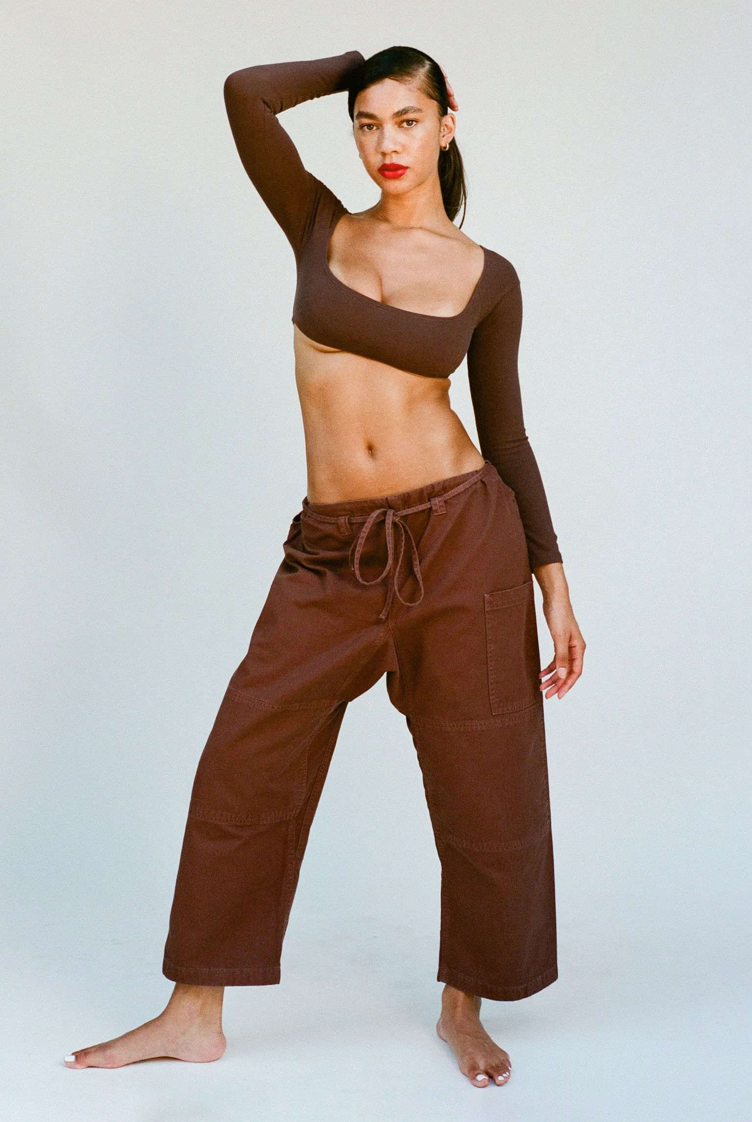 Lou Pant - Chocolate sold by Gil Rodriguez product image thumbnail 3