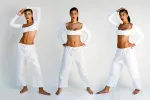 Lou Pant - Cream sold by Gil Rodriguez