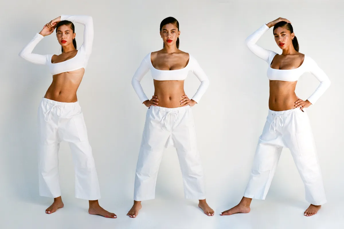 Lou Pant - Cream sold by Gil Rodriguez
