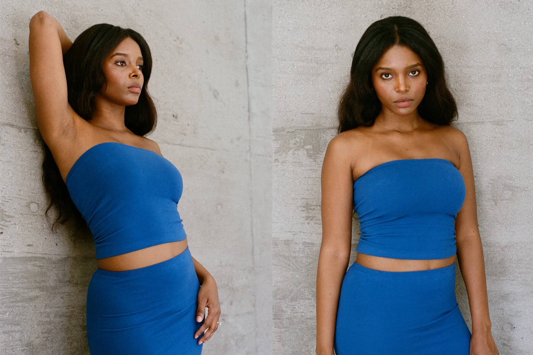 The Tube Convertible Top - Lapis sold by Gil Rodriguez