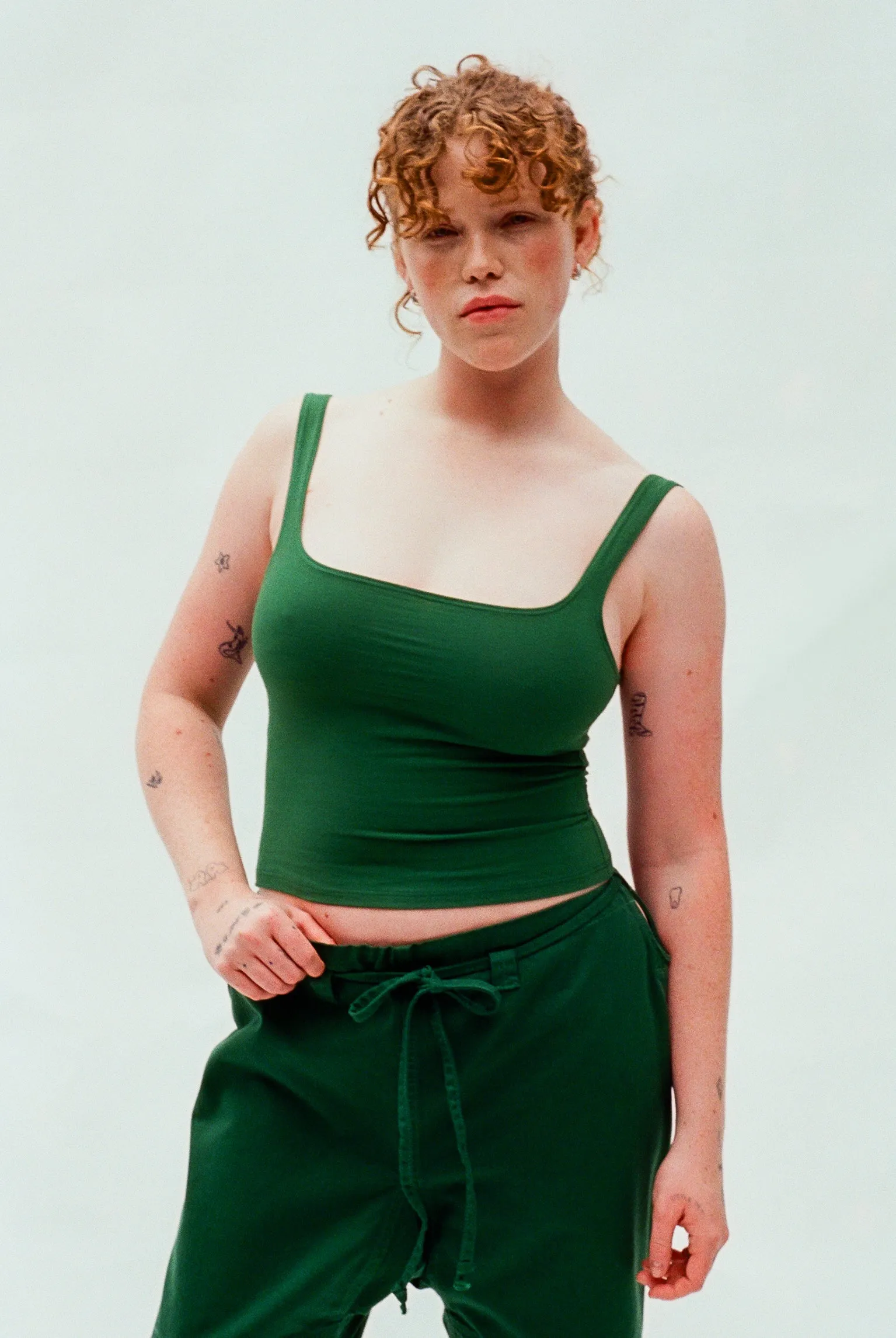 Matisse Scooped Tank - Emerald sold by Gil Rodriguez product image thumbnail 3