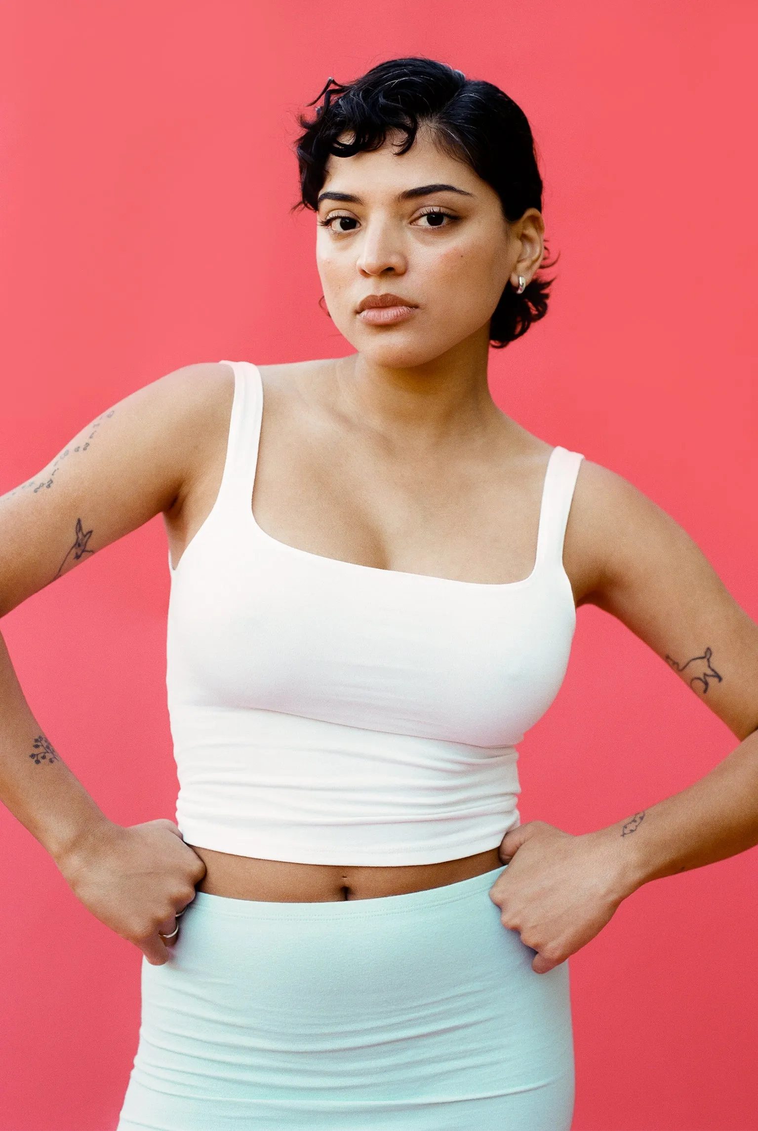 Matisse Scooped Tank - White sold by Gil Rodriguez product image thumbnail 3