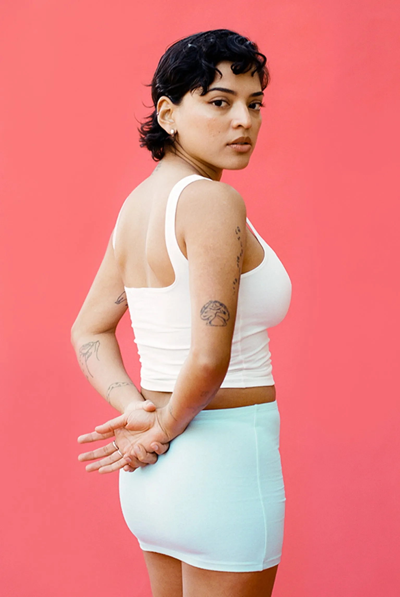 Matisse Scooped Tank - White sold by Gil Rodriguez product image thumbnail 4