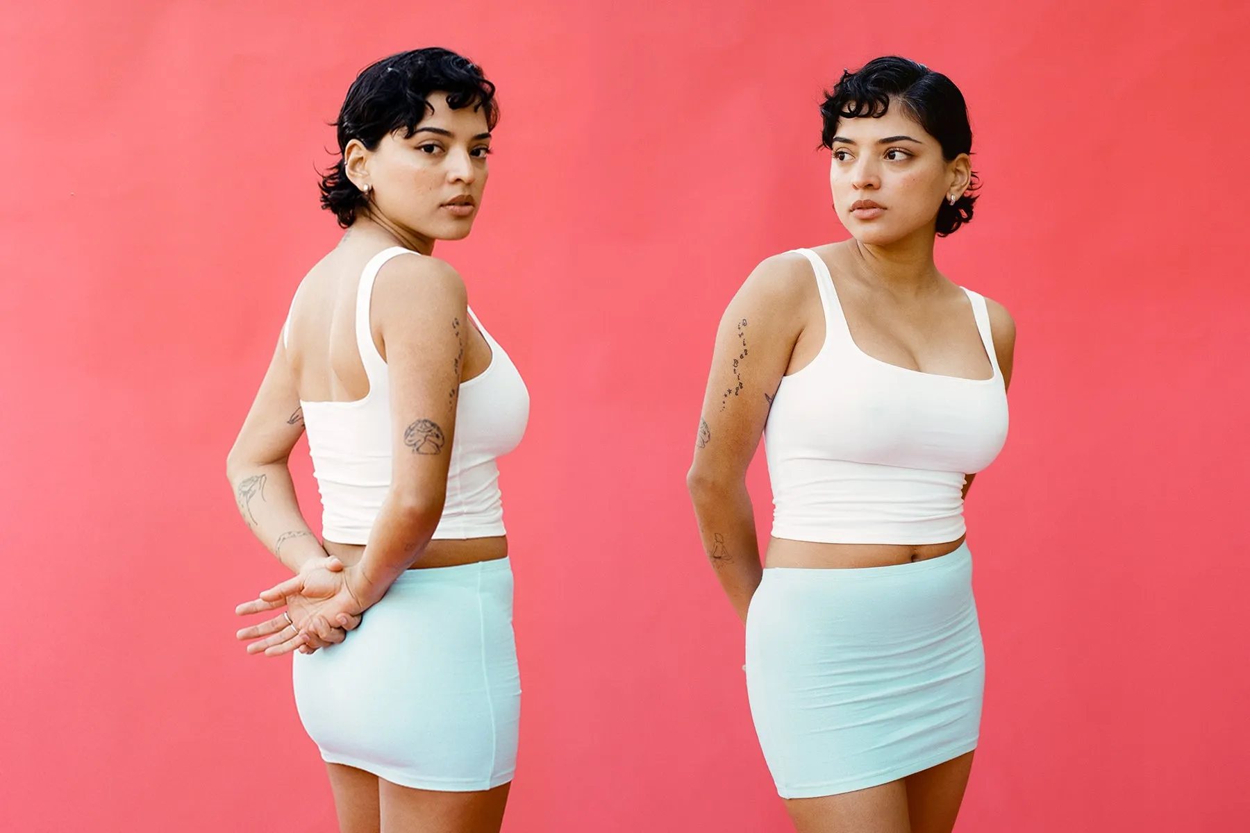 Matisse Scooped Tank - White sold by Gil Rodriguez product image thumbnail 2