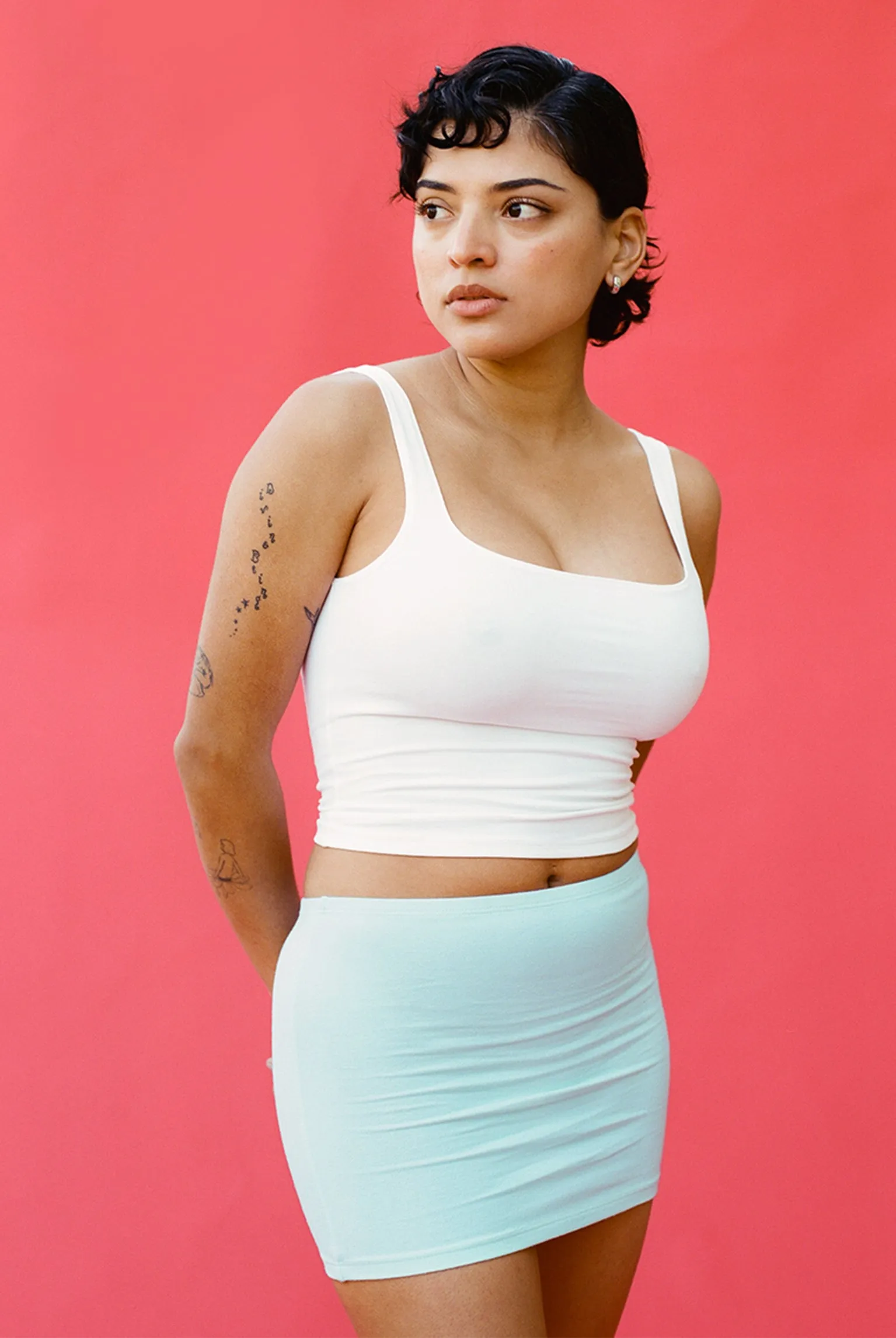 Matisse Scooped Tank - White sold by Gil Rodriguez product image thumbnail 5