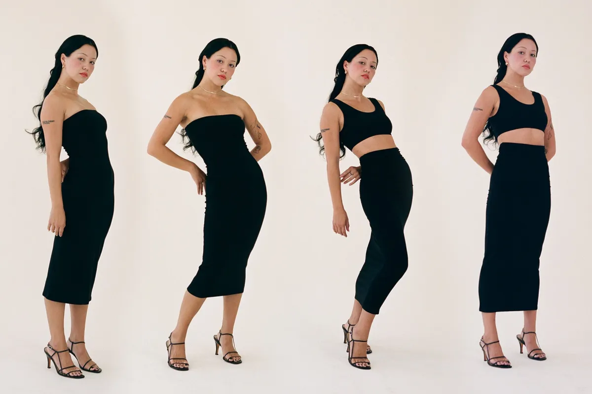 Tube Convertible Midi Dress - Black sold by Gil Rodriguez