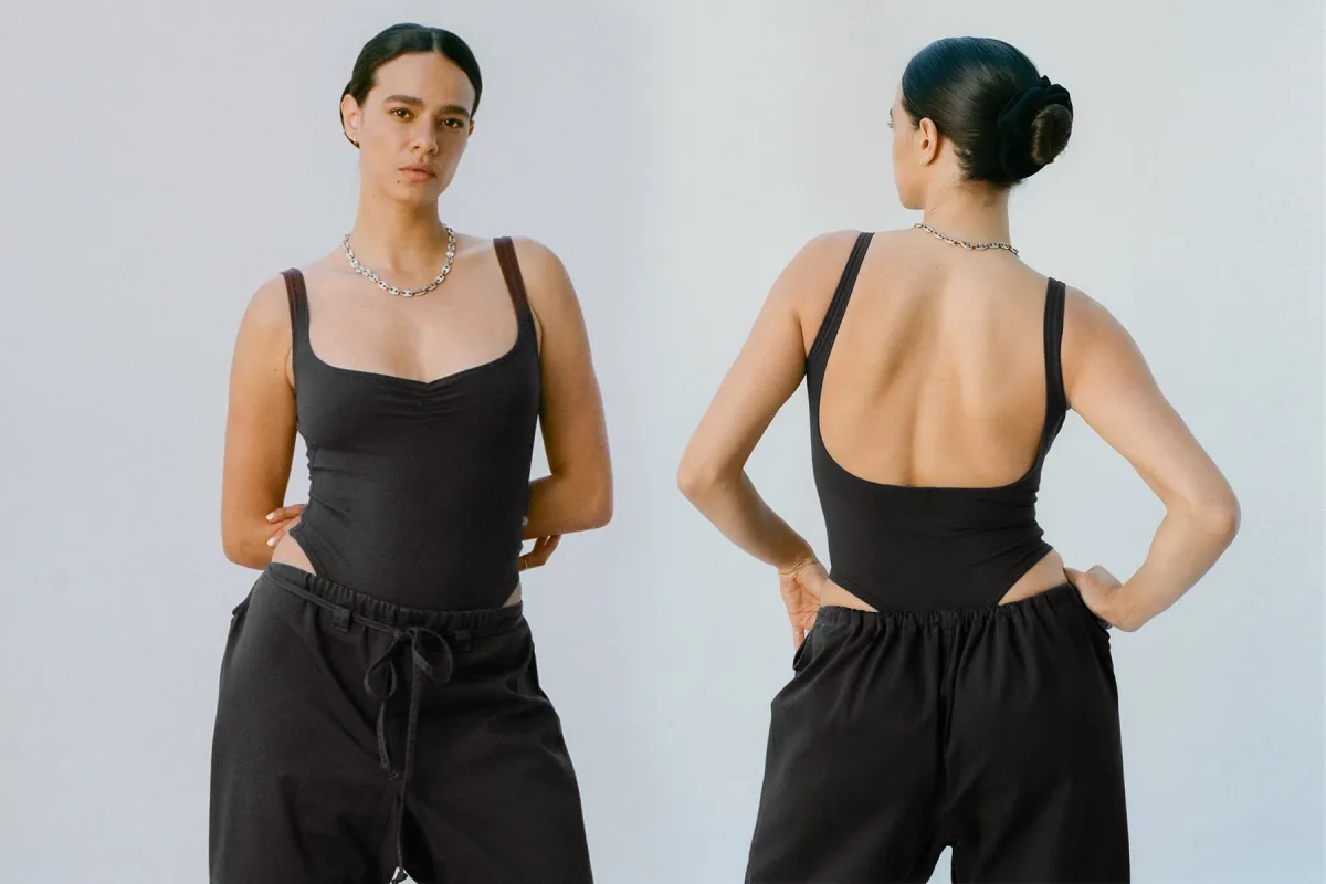 Corazon Bodysuit - Black made by Gil Rodriguez