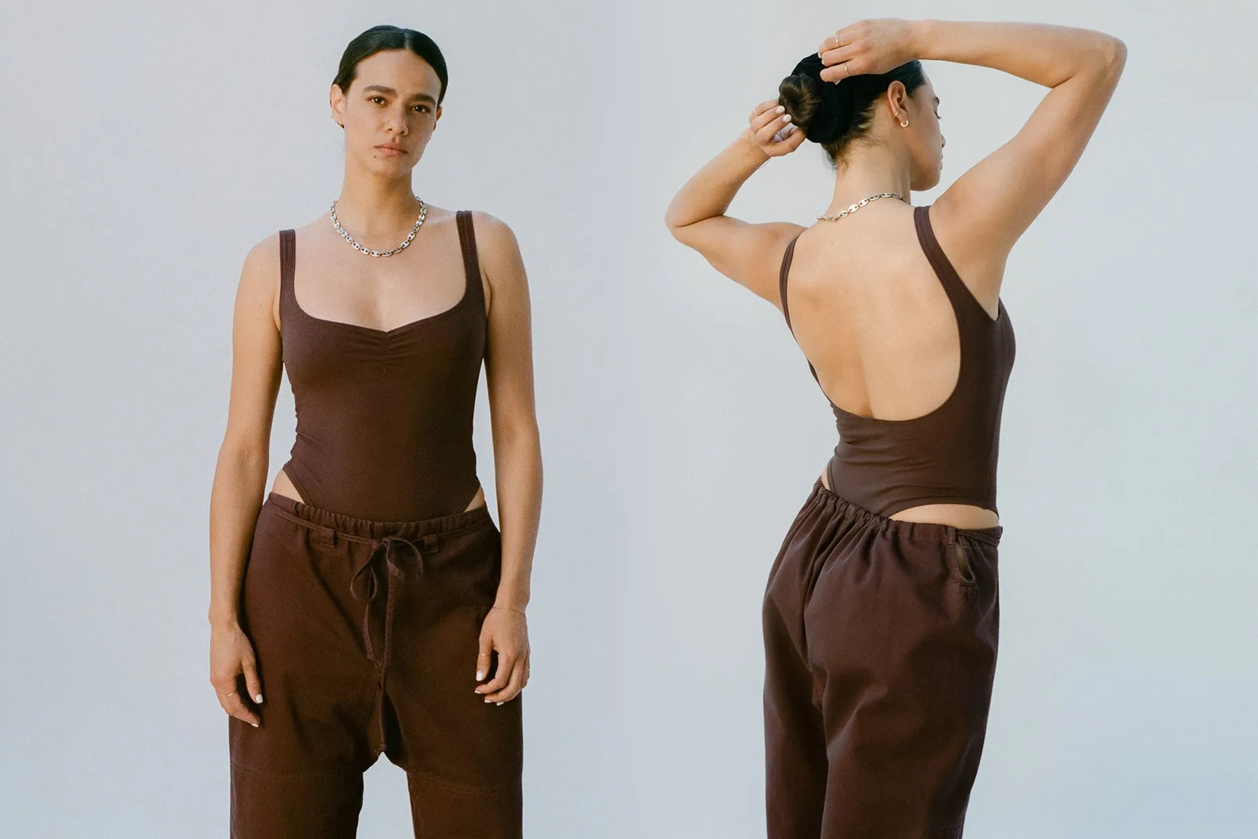 Corazon Bodysuit - Chocolate sold by Gil Rodriguez