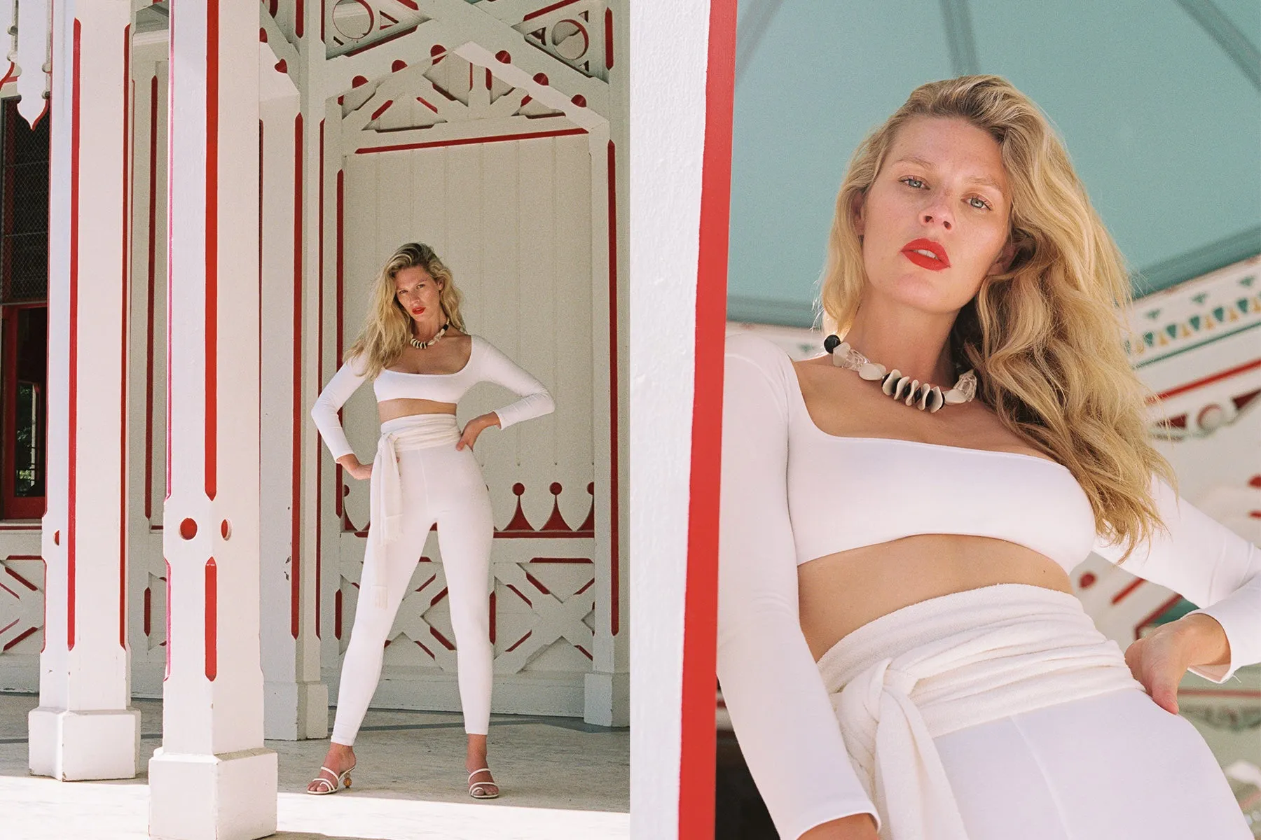 El Tigre Chiquito L/S Crop Top - White sold by Gil Rodriguez