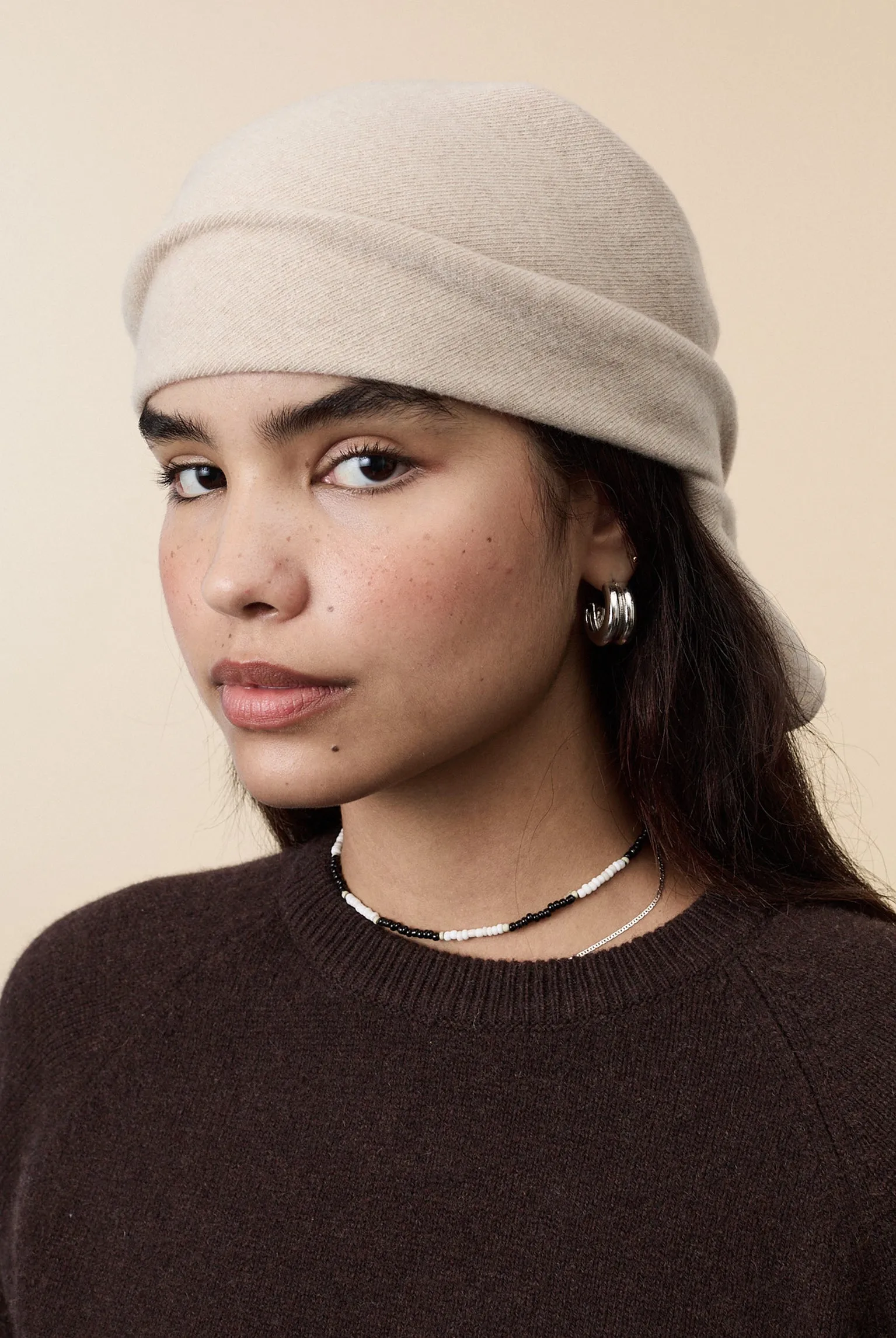 Tricot x Gil Rodriguez Cashmere Bandana - Wheat sold by Gil Rodriguez product image thumbnail 3