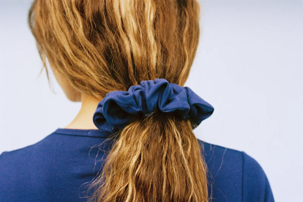 Classic Scrunchie - Navy sold by Gil Rodriguez