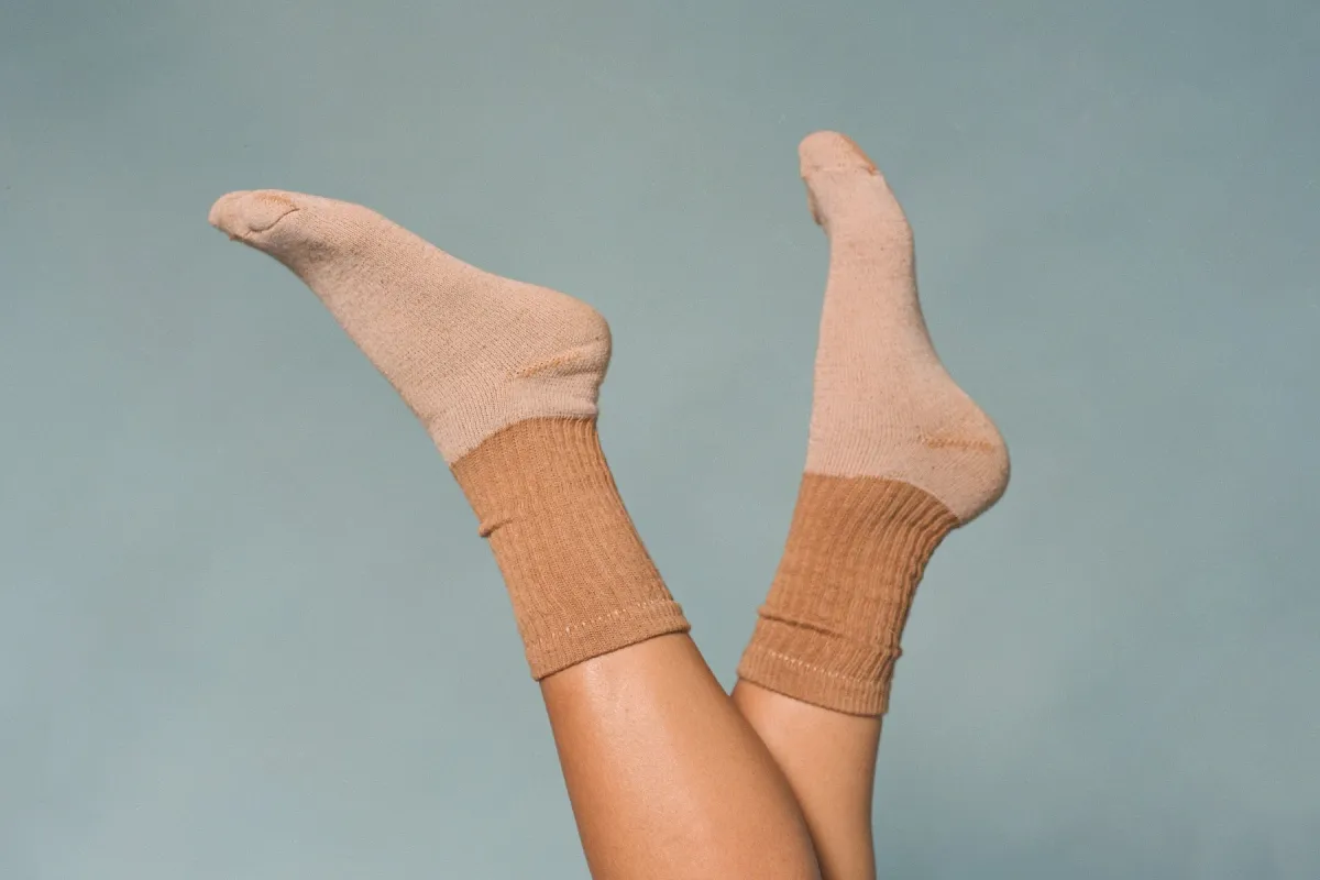 Organic Threads Crew Socks (3 Pack) - Brown sold by Gil Rodriguez