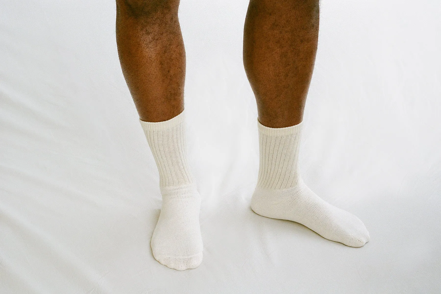 Organic Threads Crew Socks (3 Pack) - Cream sold by Gil Rodriguez product image thumbnail 3