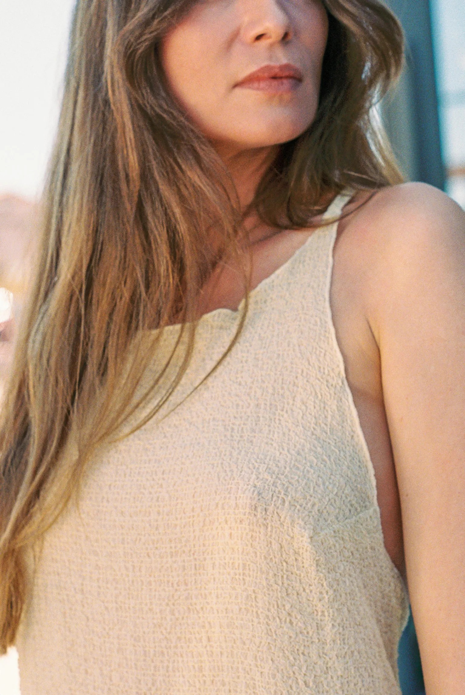 Crinkle Crossback Dress - Dune sold by Gil Rodriguez product image thumbnail 5