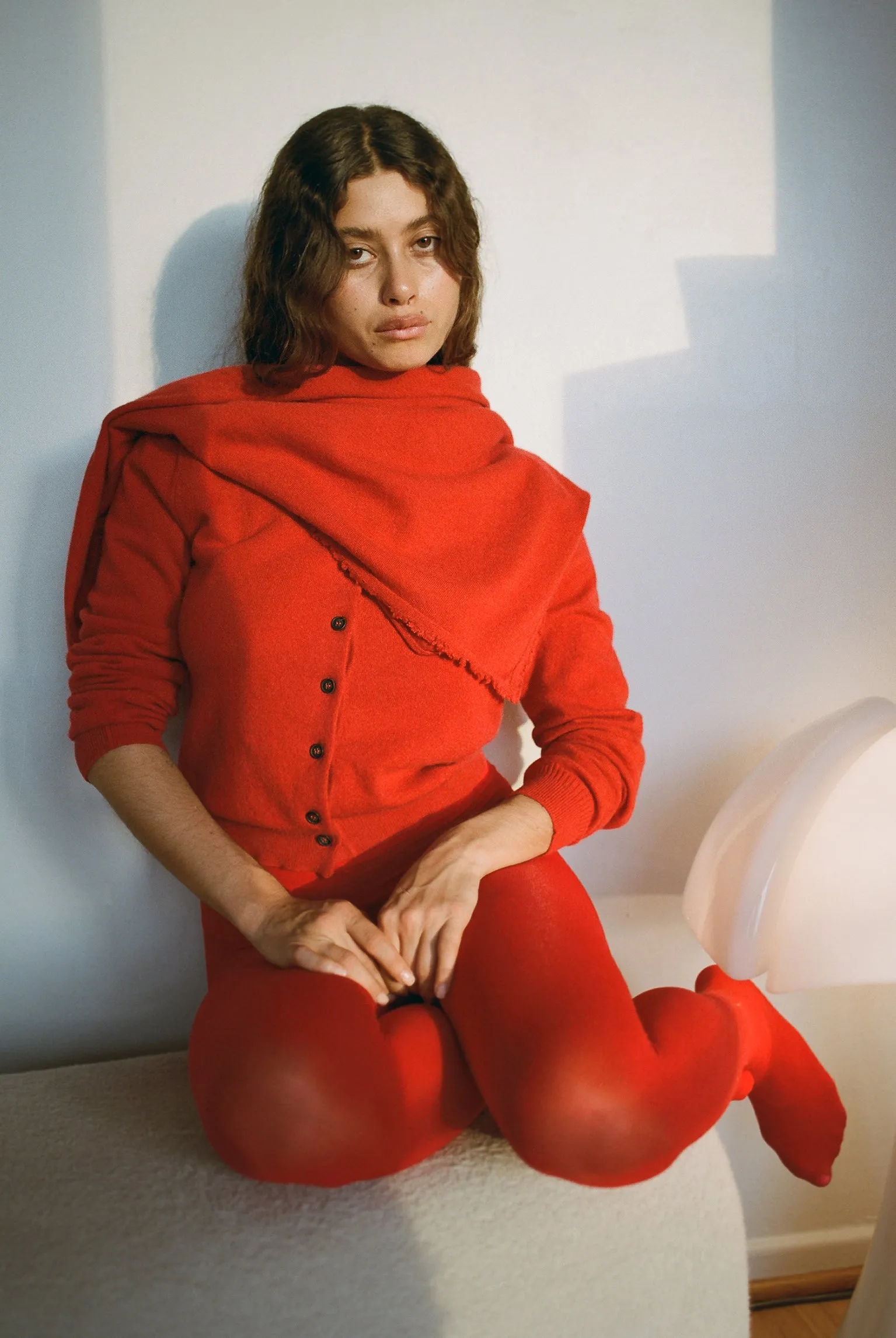 Tricot x Gil Rodriguez Cashmere Bandana - Red sold by Gil Rodriguez product image thumbnail 3