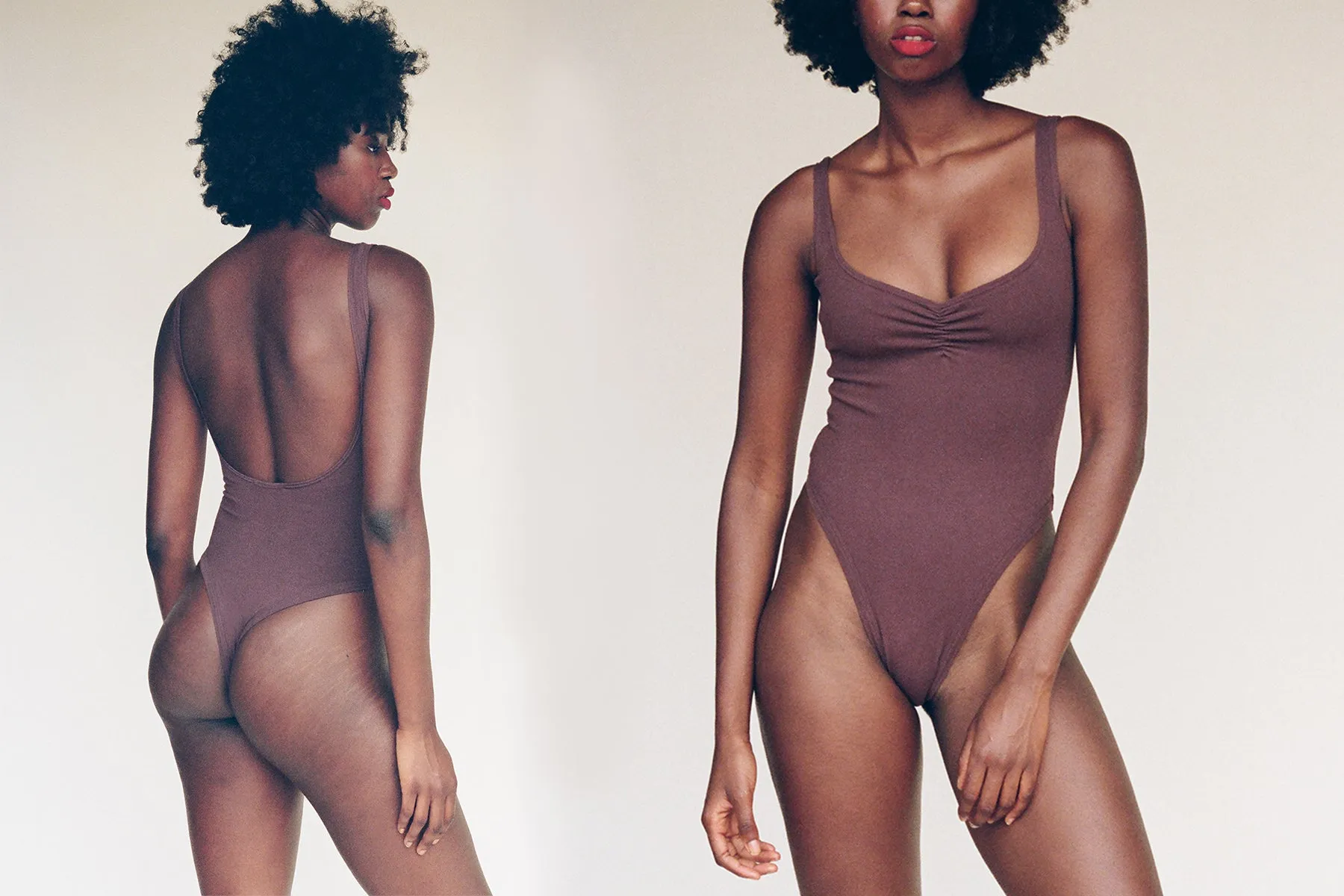 Corazon Bodysuit - Chocolate (2nd Quality) sold by Gil Rodriguez