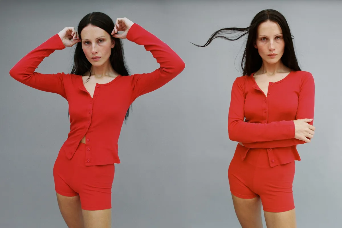 Sophie Cardigan - Tomate (2nd Quality) sold by Gil Rodriguez