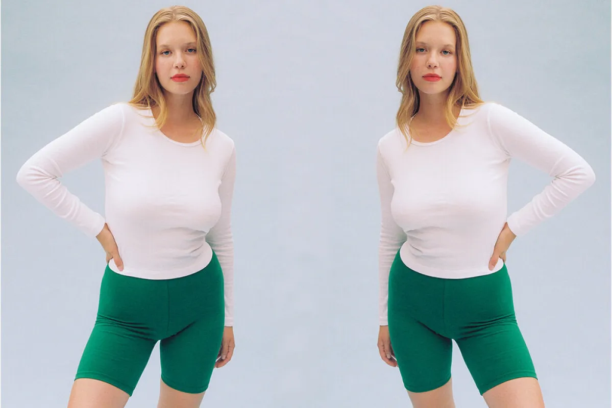 Long Sleeve Bellevue Tee - White (2nd Quality) made by Gil Rodriguez