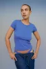 Bellevue Tee - Violet Blue (2nd Quality) sold by Gil Rodriguez