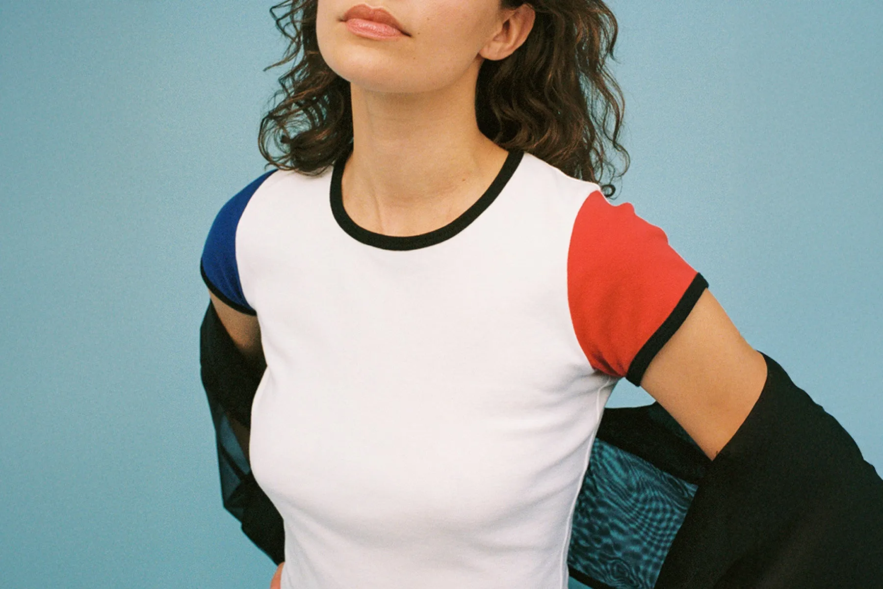 Color Block Bellevue Tee - Mondrian sold by Gil Rodriguez product image thumbnail 2