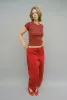 Bellevue Tee - Sangria sold by Gil Rodriguez