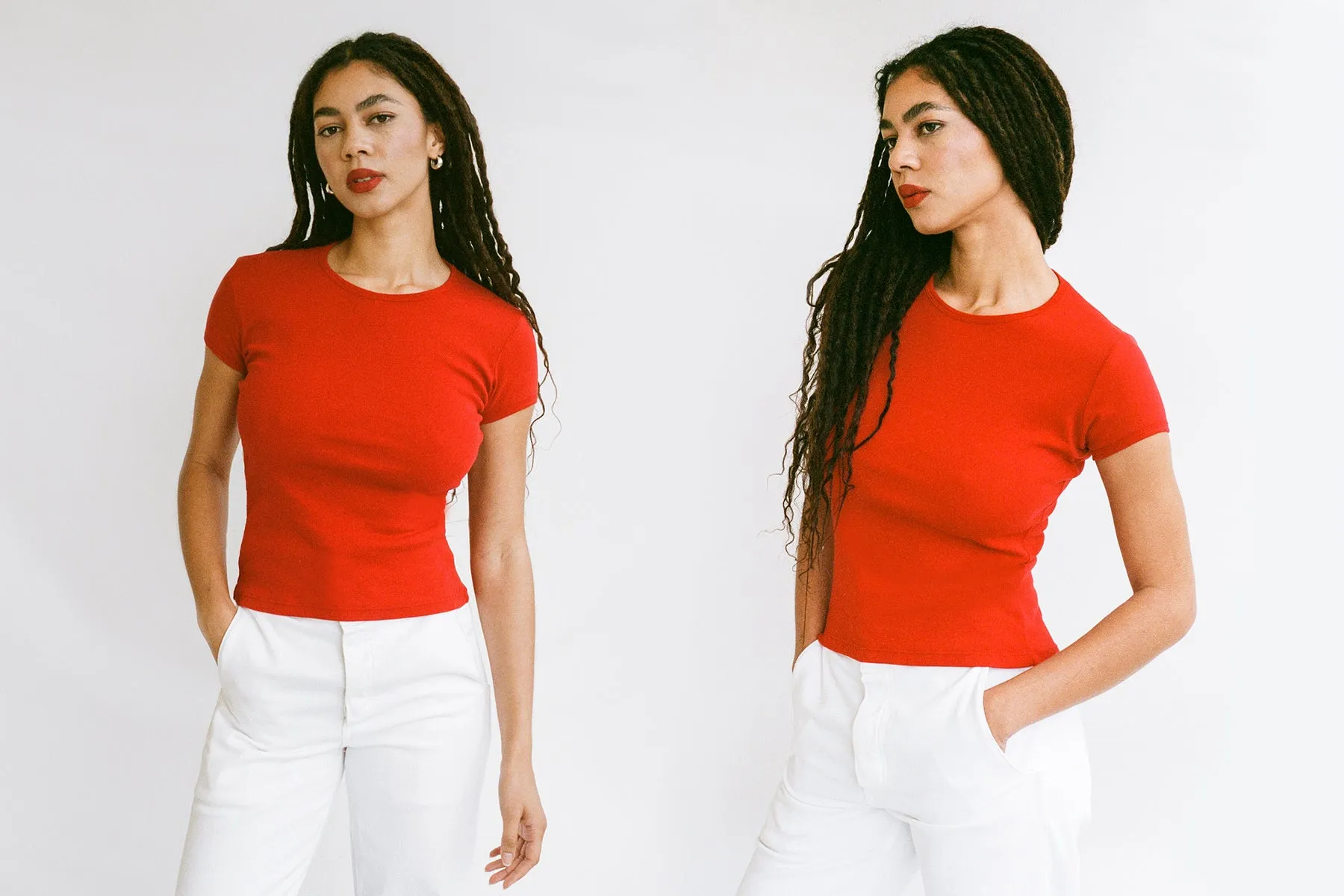 Bellevue Tee - Tomate sold by Gil Rodriguez