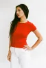 Bellevue Tee - Tomate sold by Gil Rodriguez