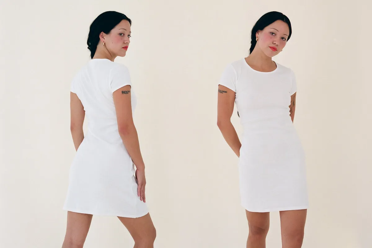 Bellevue Mini Dress - White sold by Gil Rodriguez