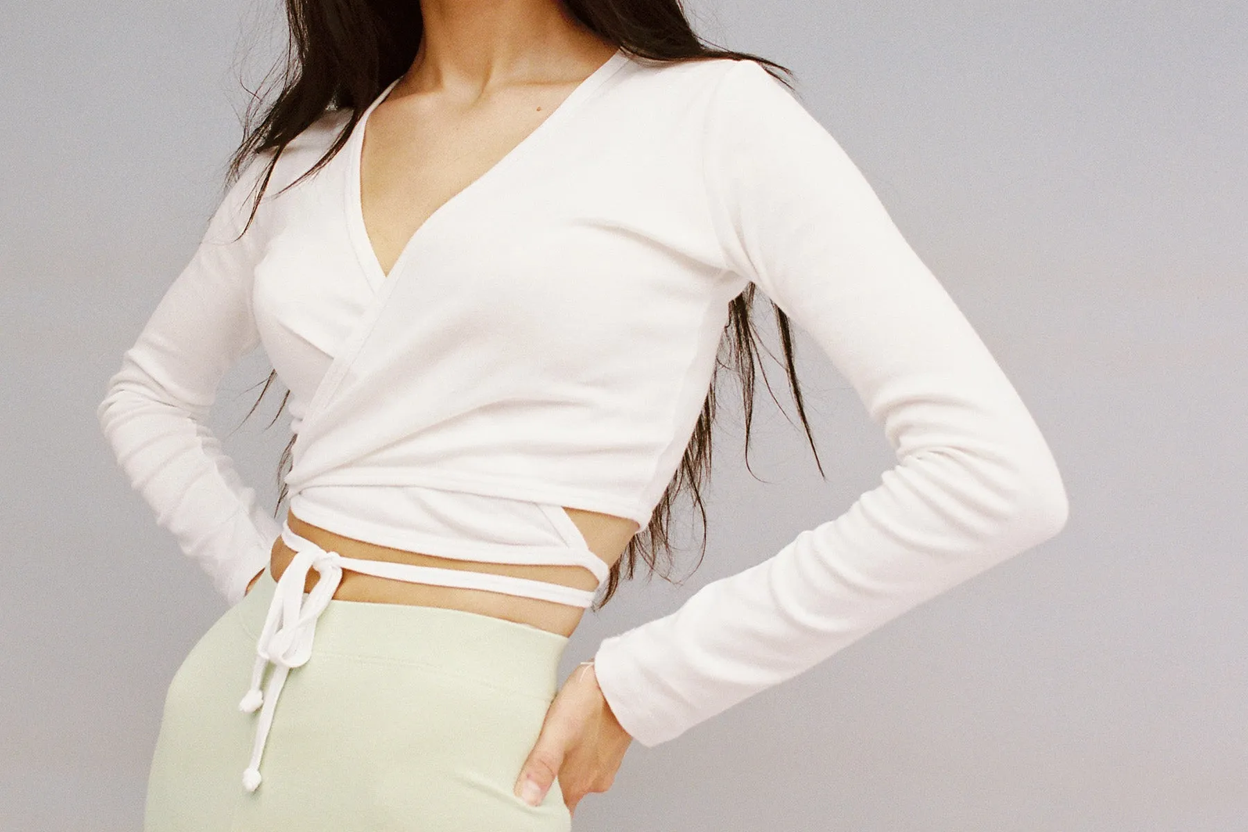 Sarita Wrap Top - White sold by Gil Rodriguez product image thumbnail 2