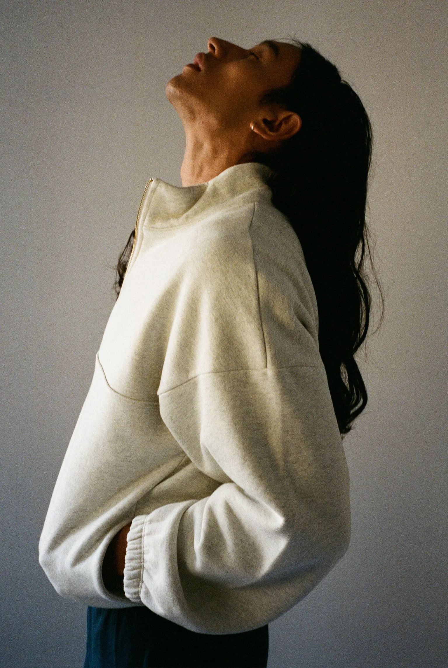 Dion Half-Zip Sweatshirt - Ash Grey sold by Gil Rodriguez product image thumbnail 4