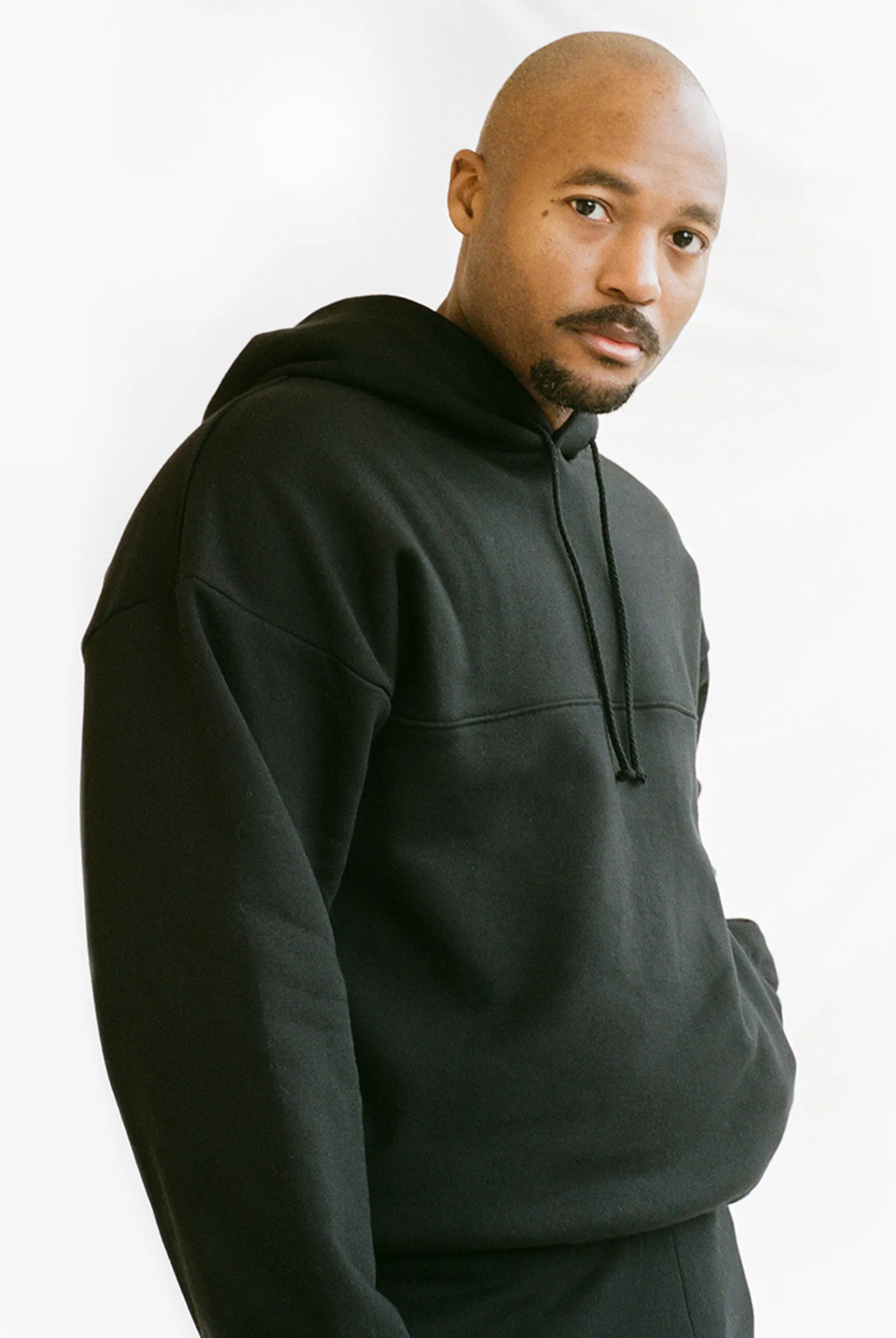 Sami Fleece Hoodie - Black sold by Gil Rodriguez product image thumbnail 3