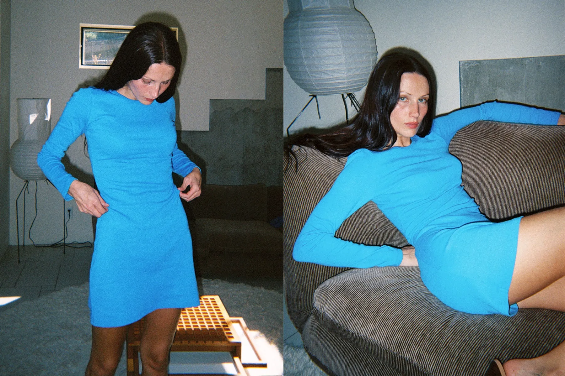 Long Sleeve Bellevue Mini Dress - Tahiti sold by Gil Rodriguez