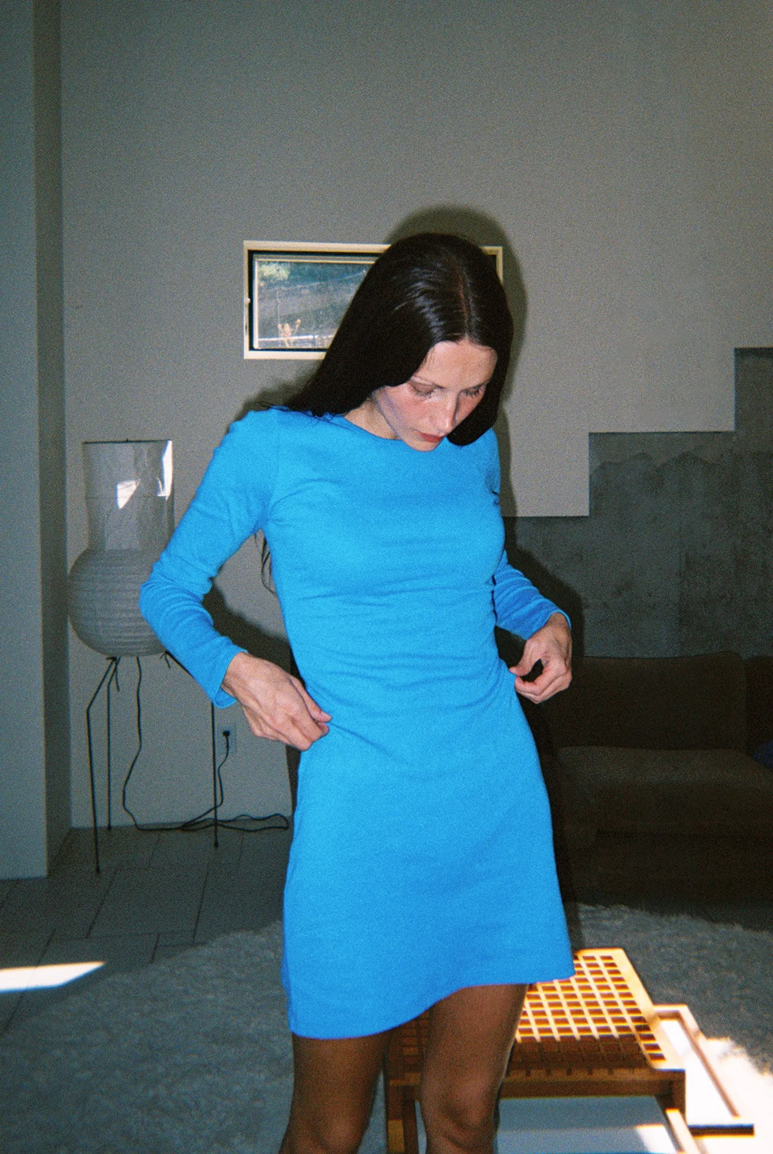 Long Sleeve Bellevue Mini Dress - Tahiti sold by Gil Rodriguez product image thumbnail 4