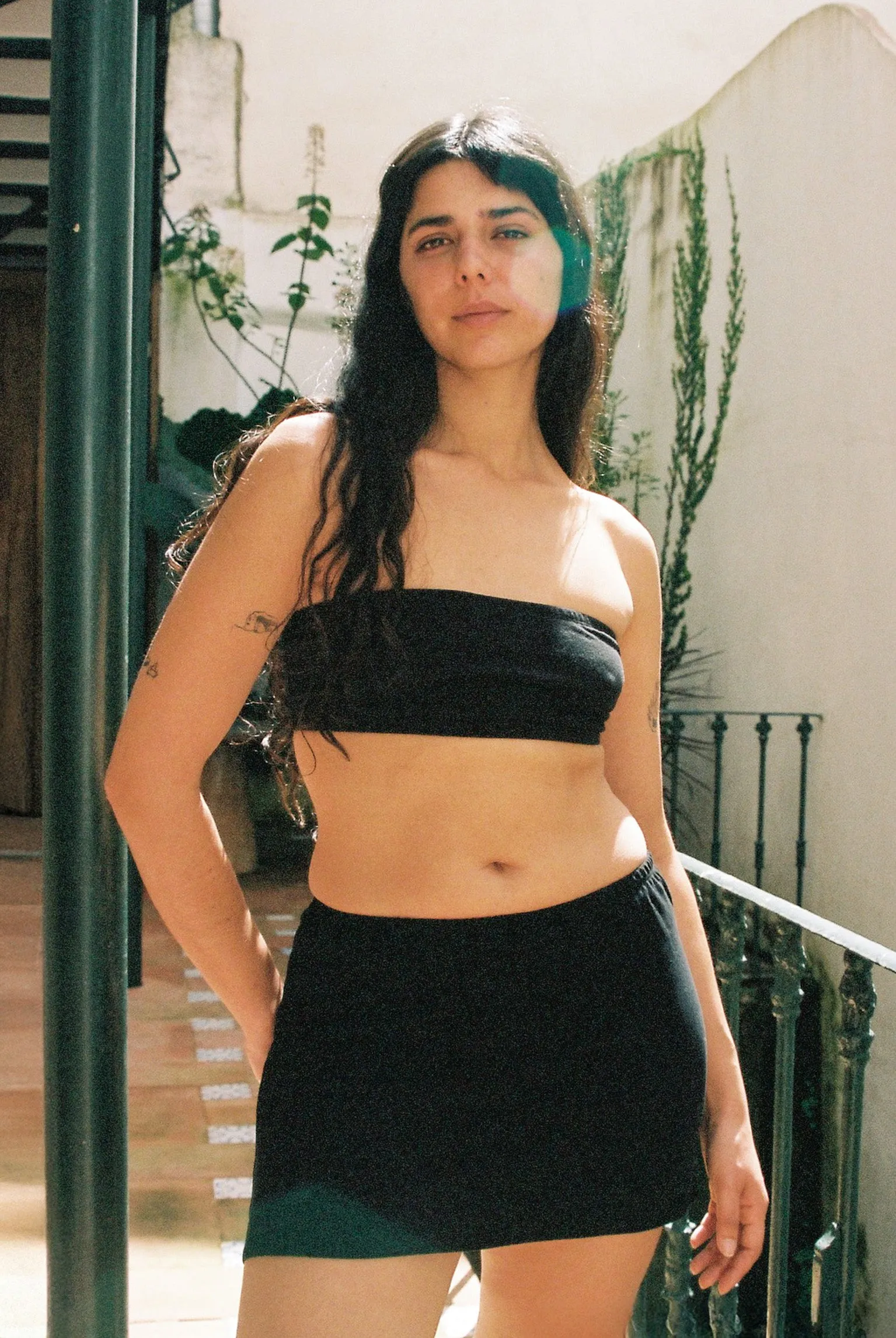 Barcelona Cotton Skort - Black sold by Gil Rodriguez product image thumbnail 5