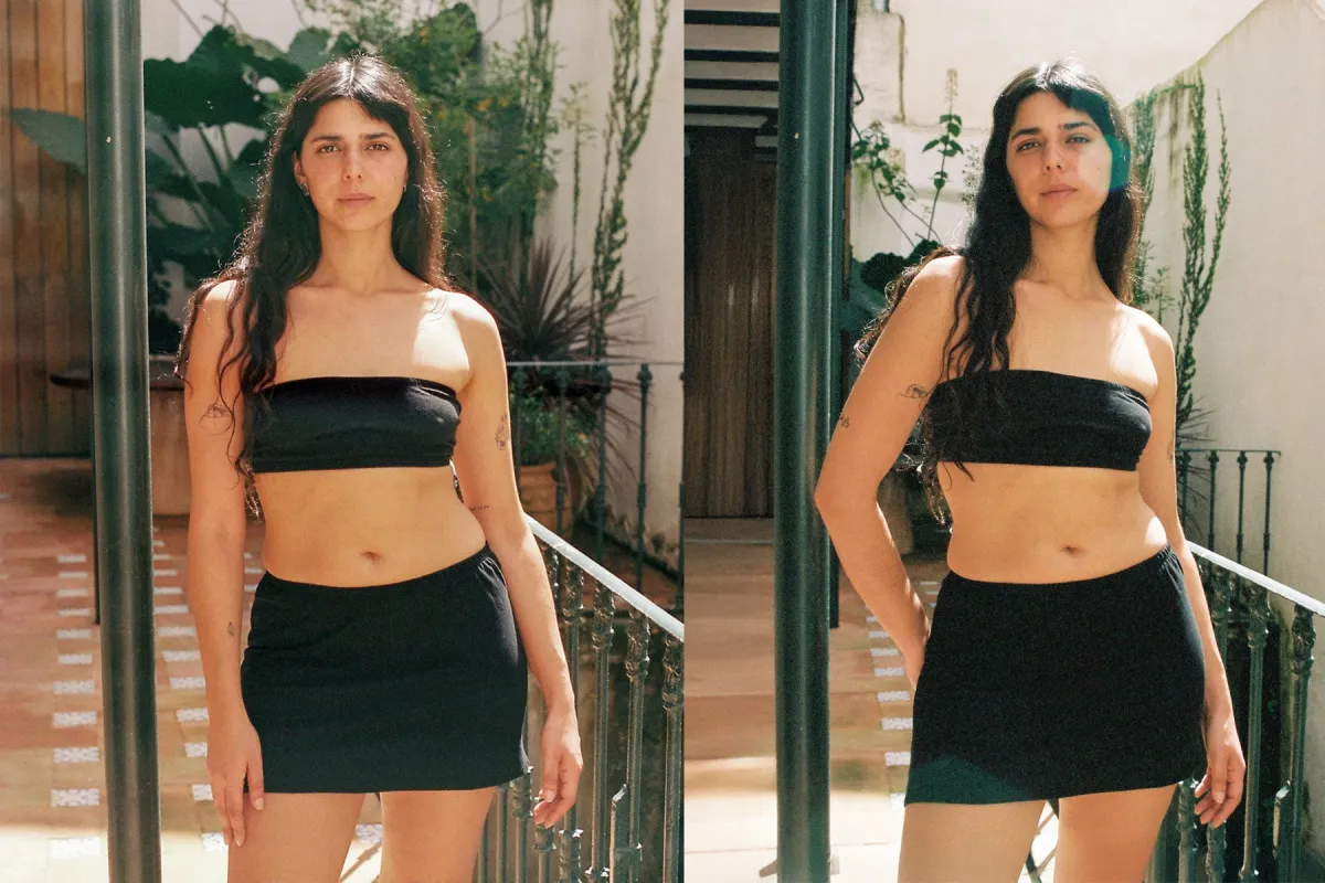 Barcelona Cotton Skort - Black sold by Gil Rodriguez