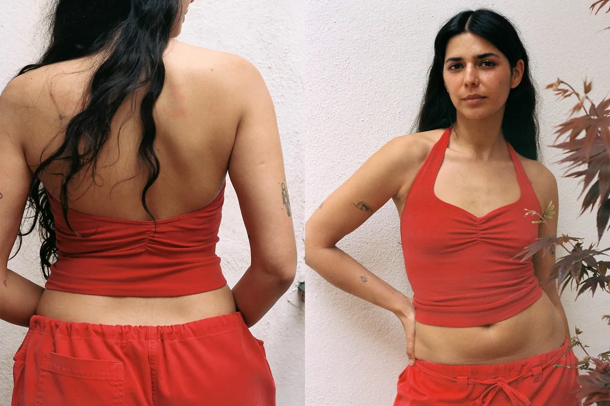 Corazon Halter Top - Tomate made by Gil Rodriguez