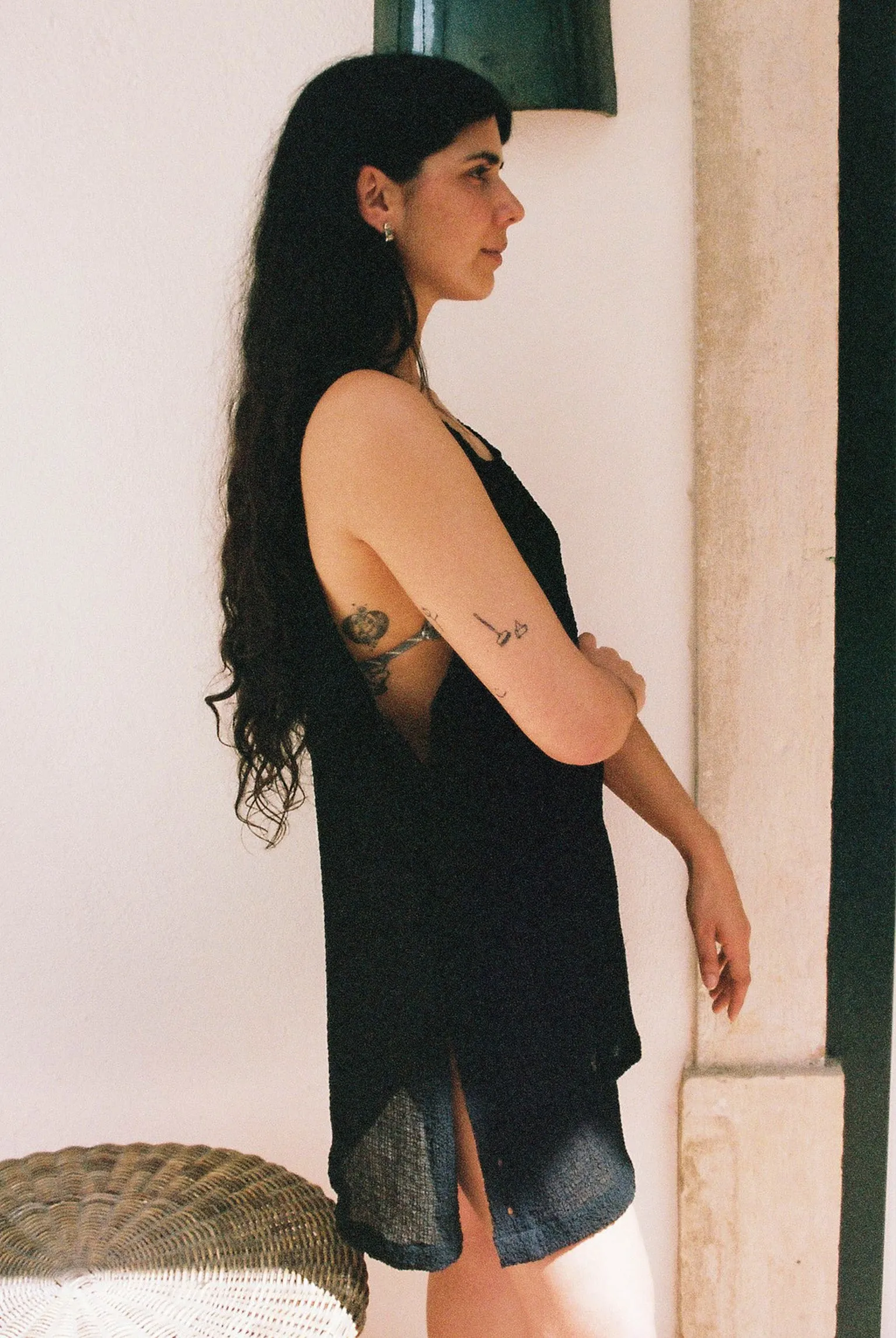 Edie Crinkle Shift Dress - Black sold by Gil Rodriguez product image thumbnail 5