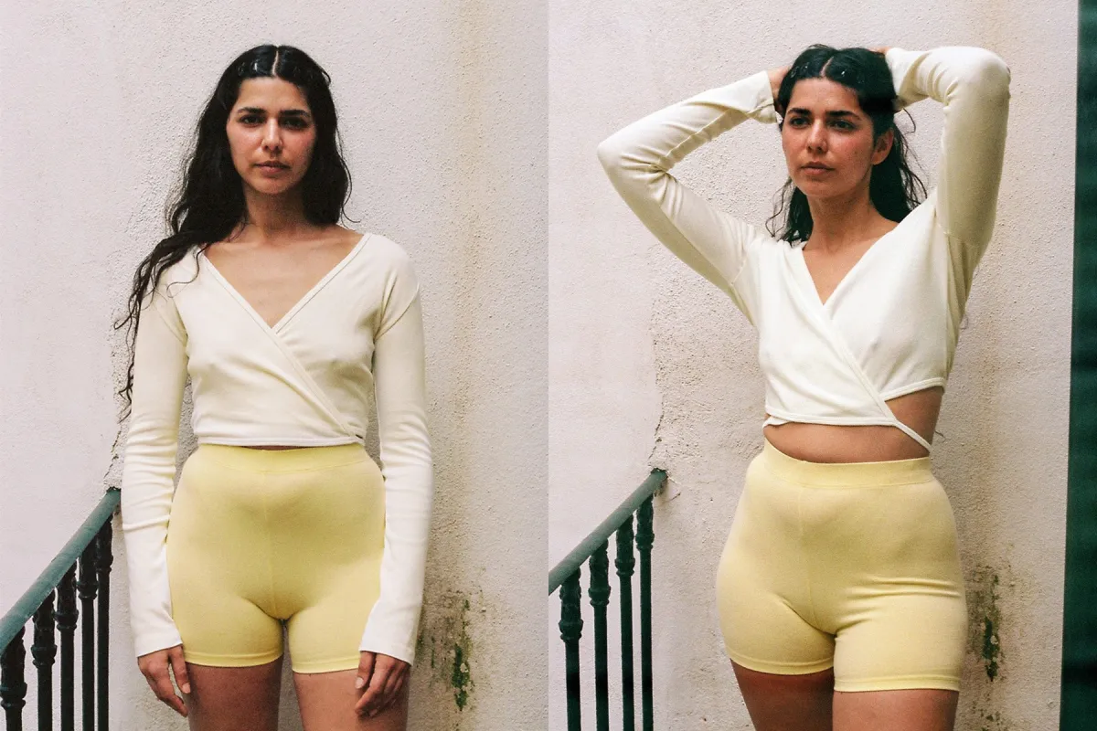 Sarita Wrap Top - Melon made by Gil Rodriguez