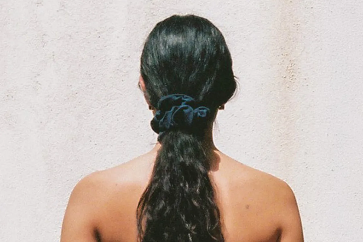 Classic Scrunchie - Blueberry sold by Gil Rodriguez