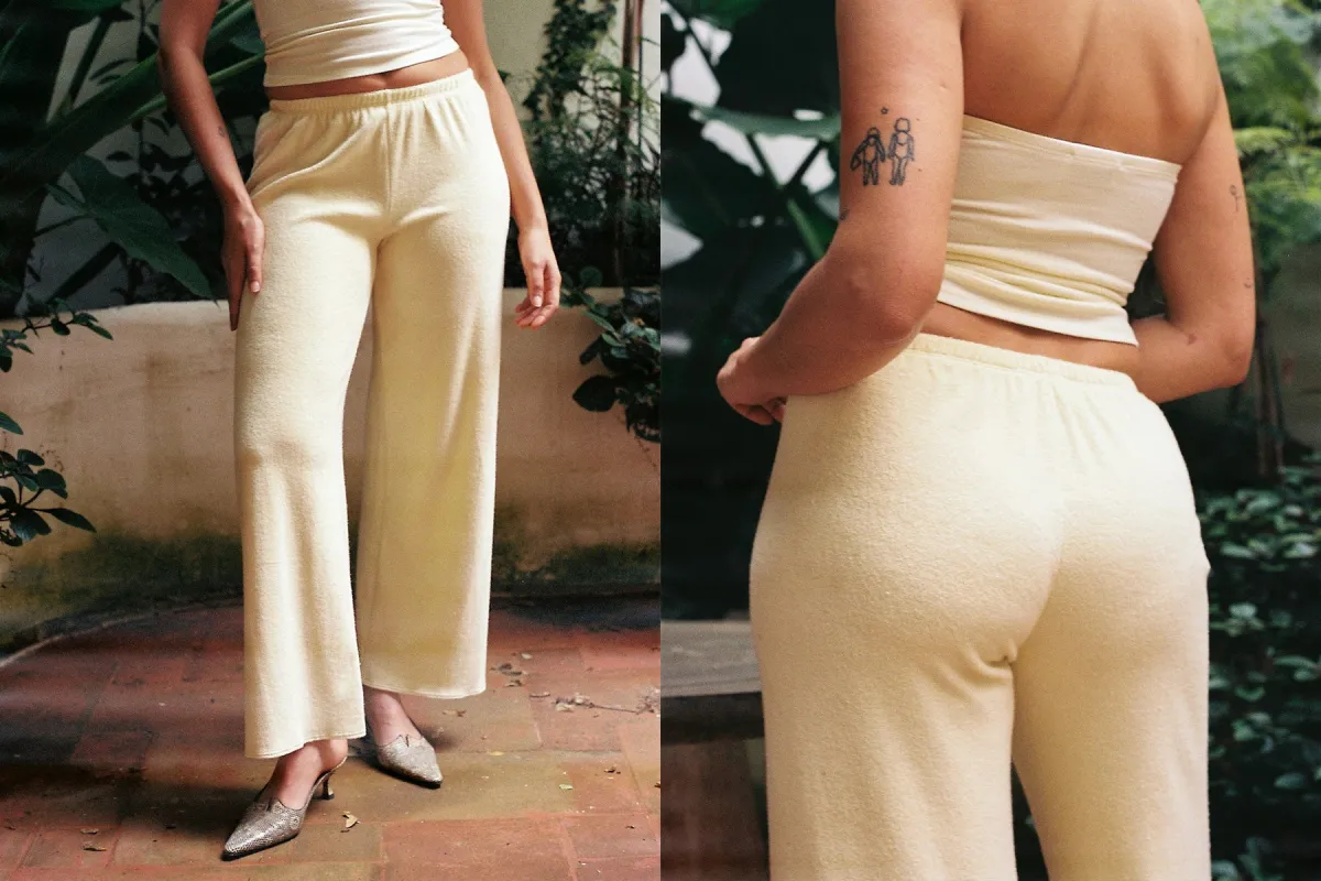 Barcelona Terry Pant - Butter made by Gil Rodriguez