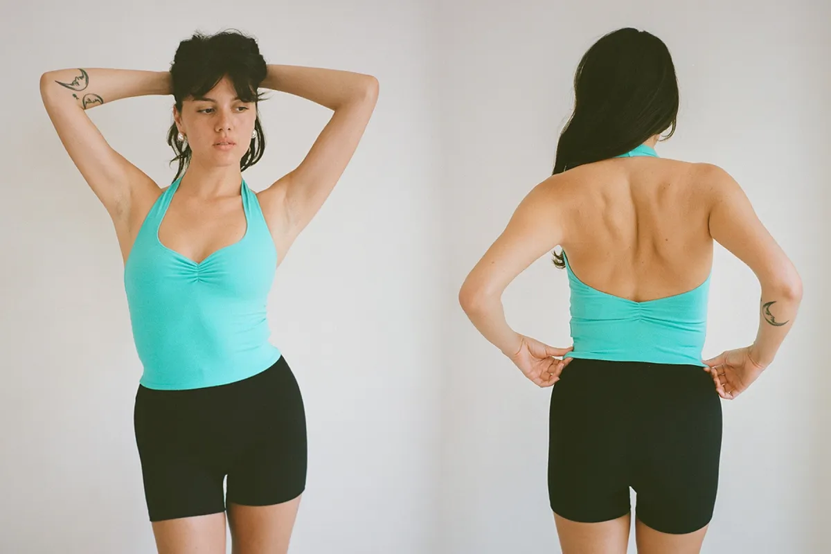 Corazon Halter Top - Aqua sold by Gil Rodriguez