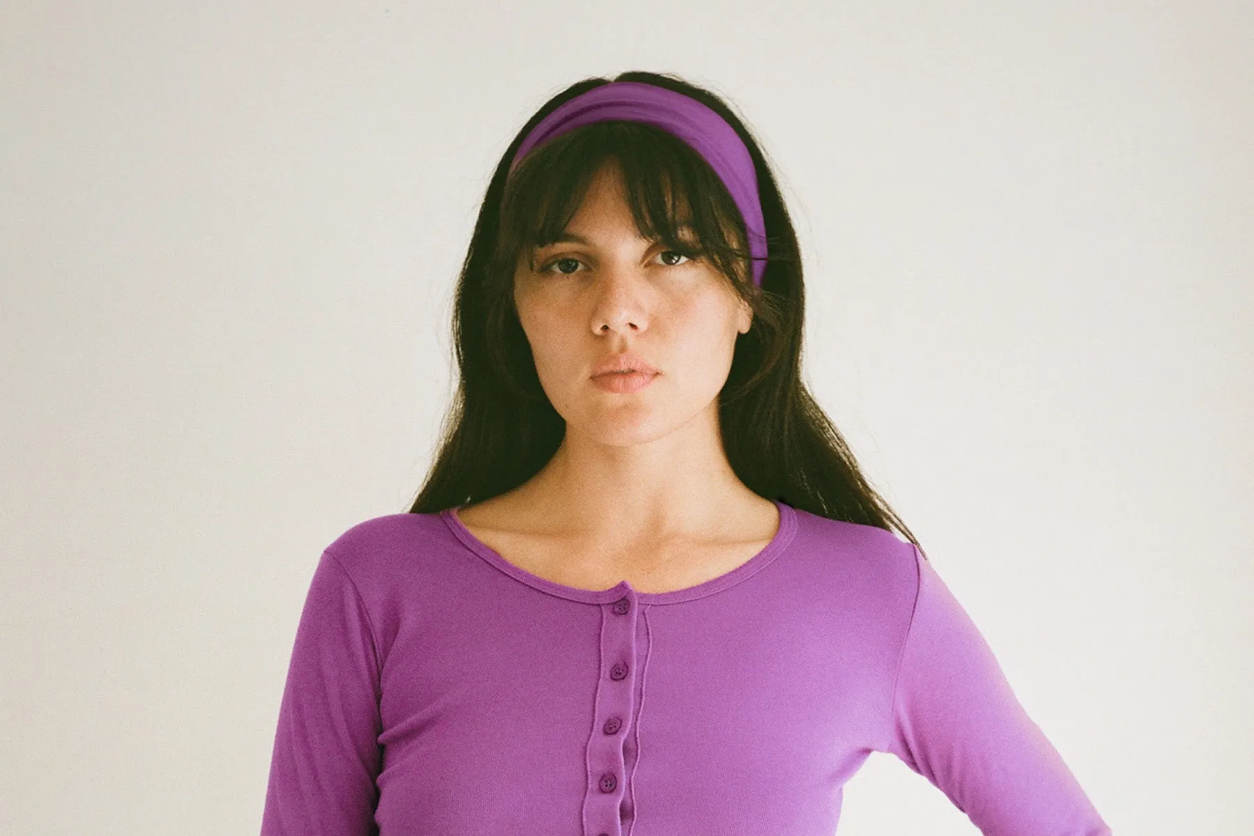 Stretch Headband - Fig sold by Gil Rodriguez product image thumbnail 2