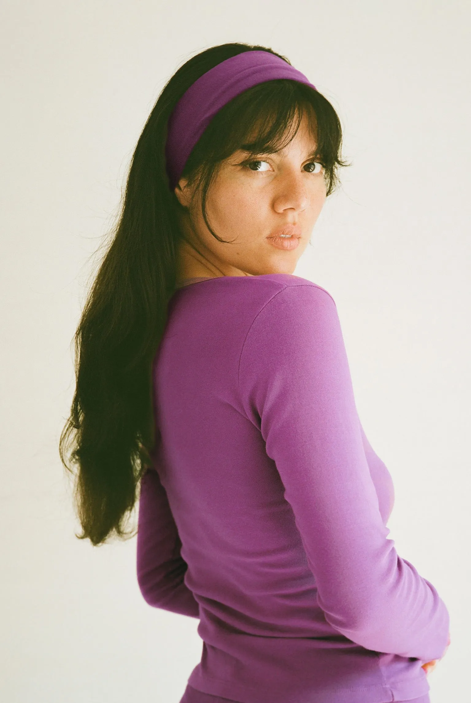 Stretch Headband - Fig sold by Gil Rodriguez product image thumbnail 4