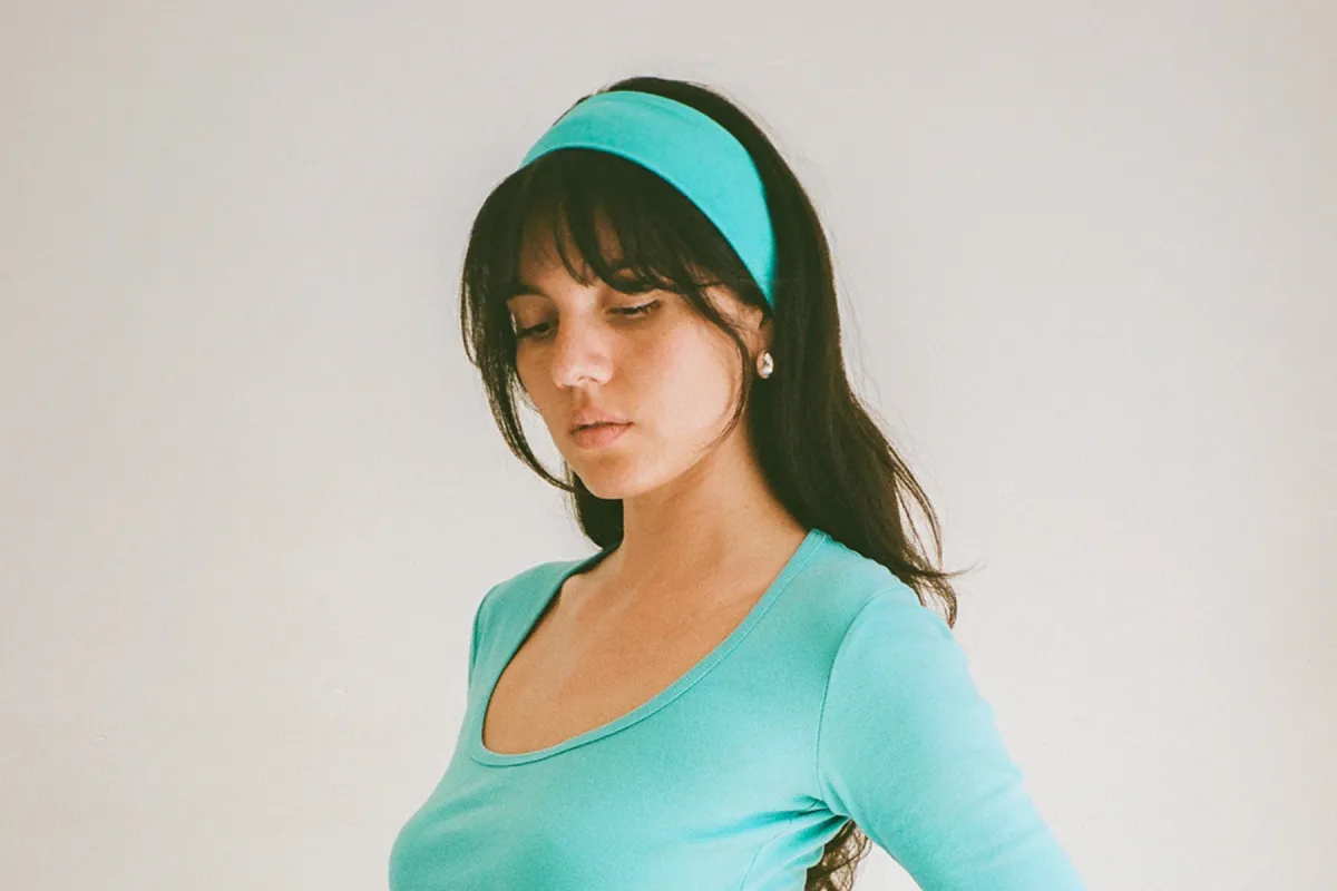 Stretch Headband - Aqua sold by Gil Rodriguez