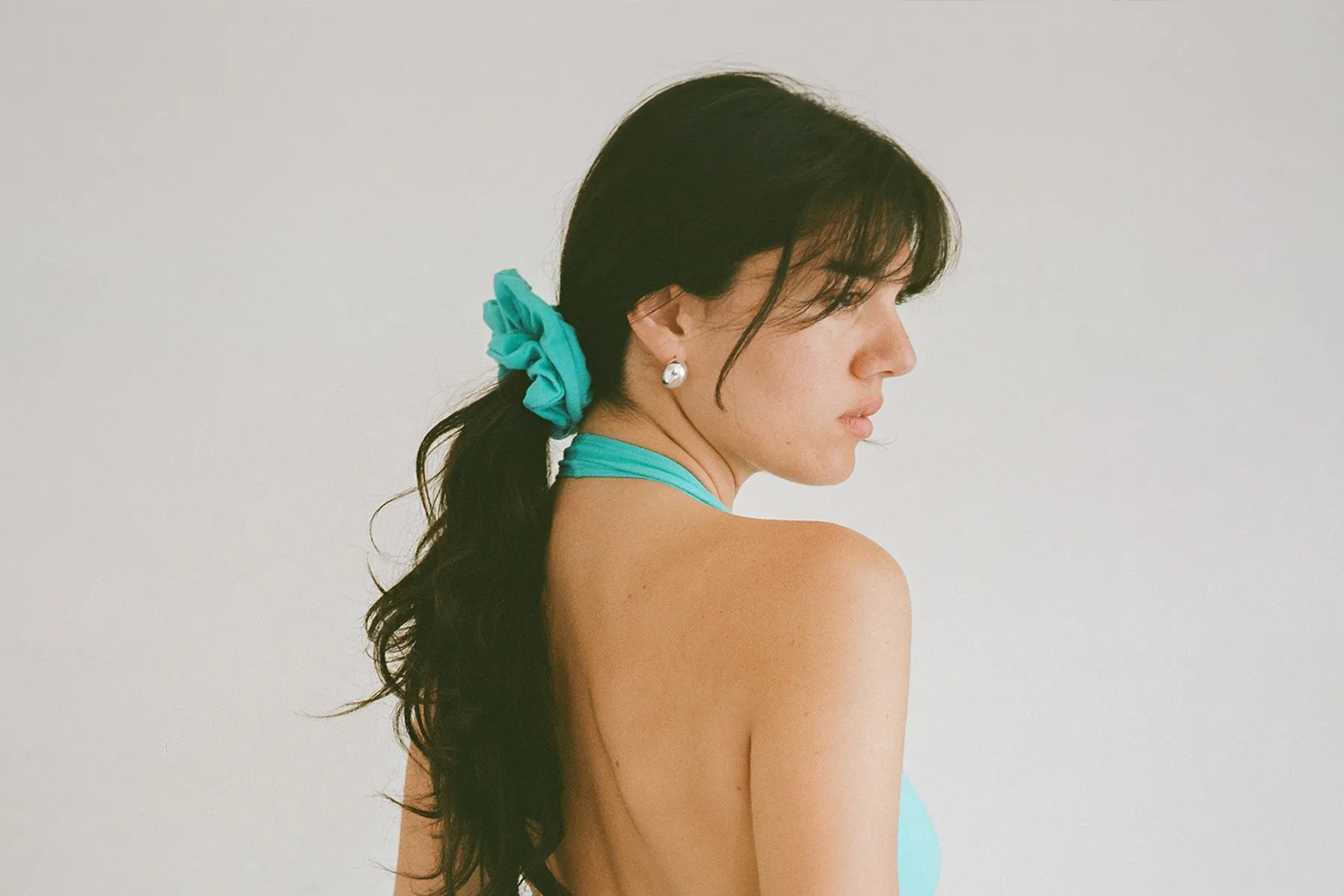 Classic Scrunchie - Aqua sold by Gil Rodriguez