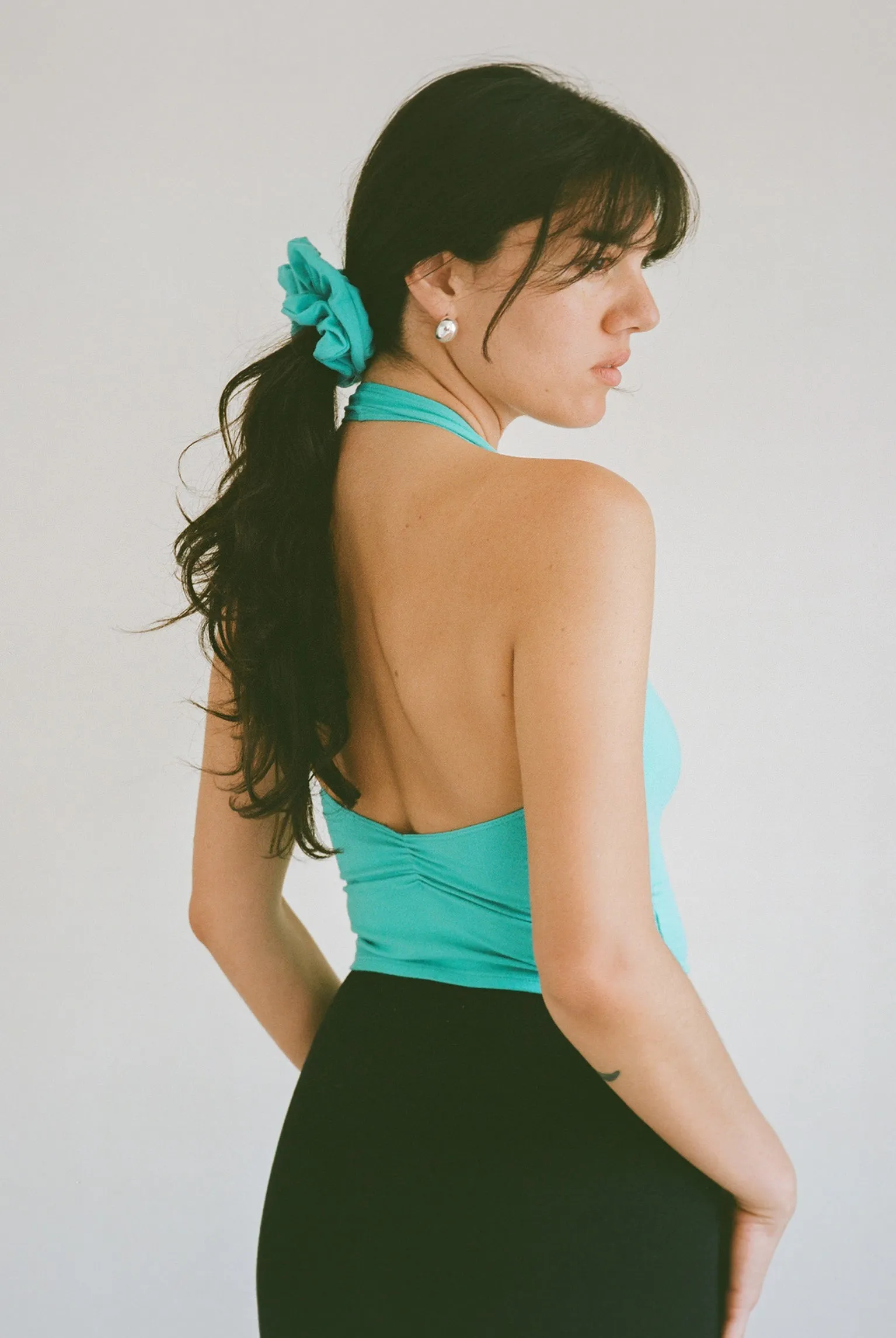 Classic Scrunchie - Aqua sold by Gil Rodriguez product image thumbnail 5